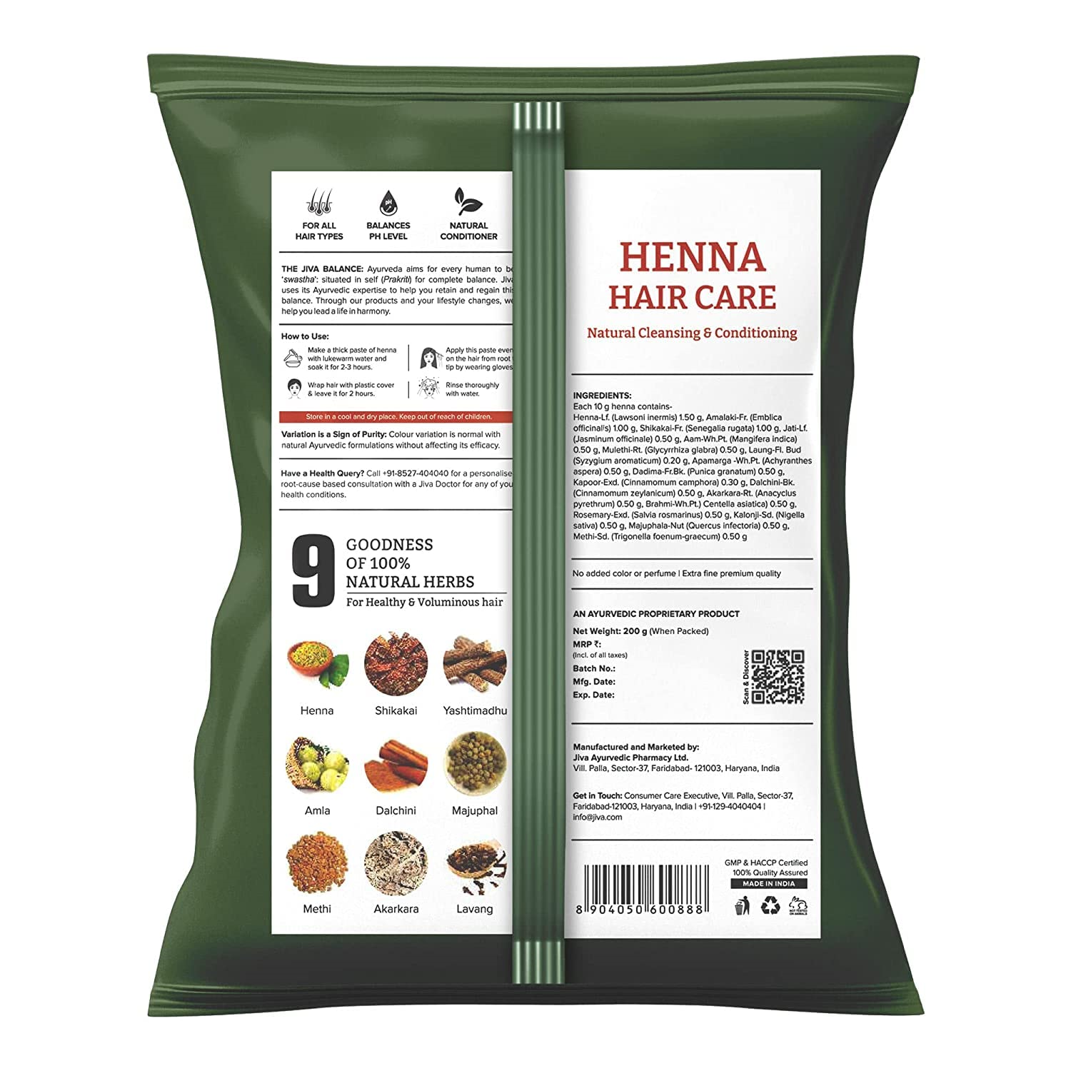 Henna Hair Care Powder | Nourishes Hair And Provides Natural Color