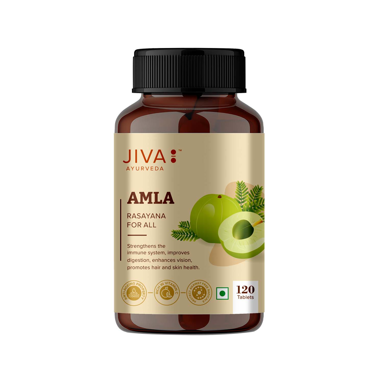 Amla Tablets 500mg | Rich In Vitamin C, Boosts Immunity & Improves Digestion
