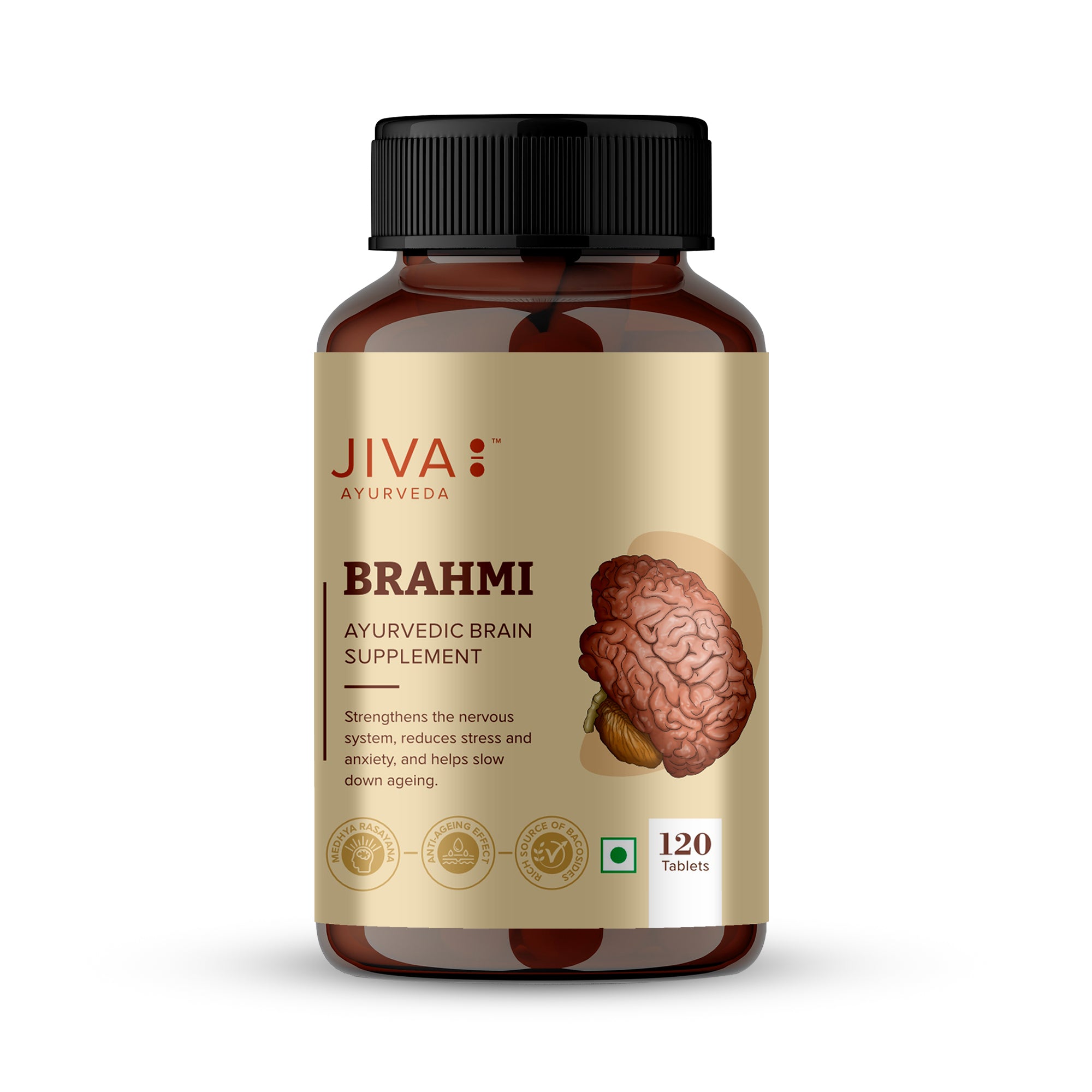 Brahmi Tablets 500mg | Rejuvenates Nervous System And Reduces Stress