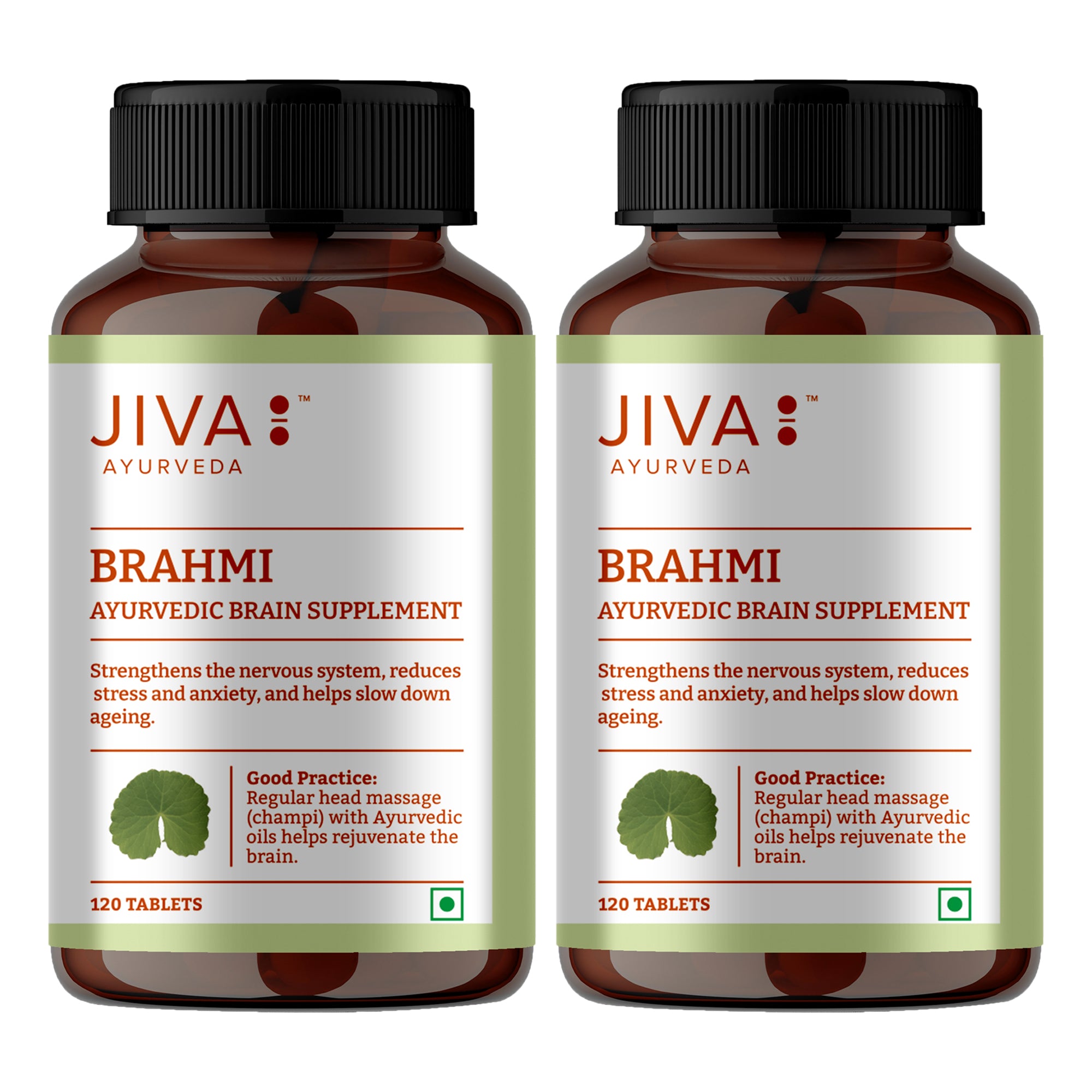 Brahmi Tablets 500mg | Rejuvenates Nervous System And Reduces Stress