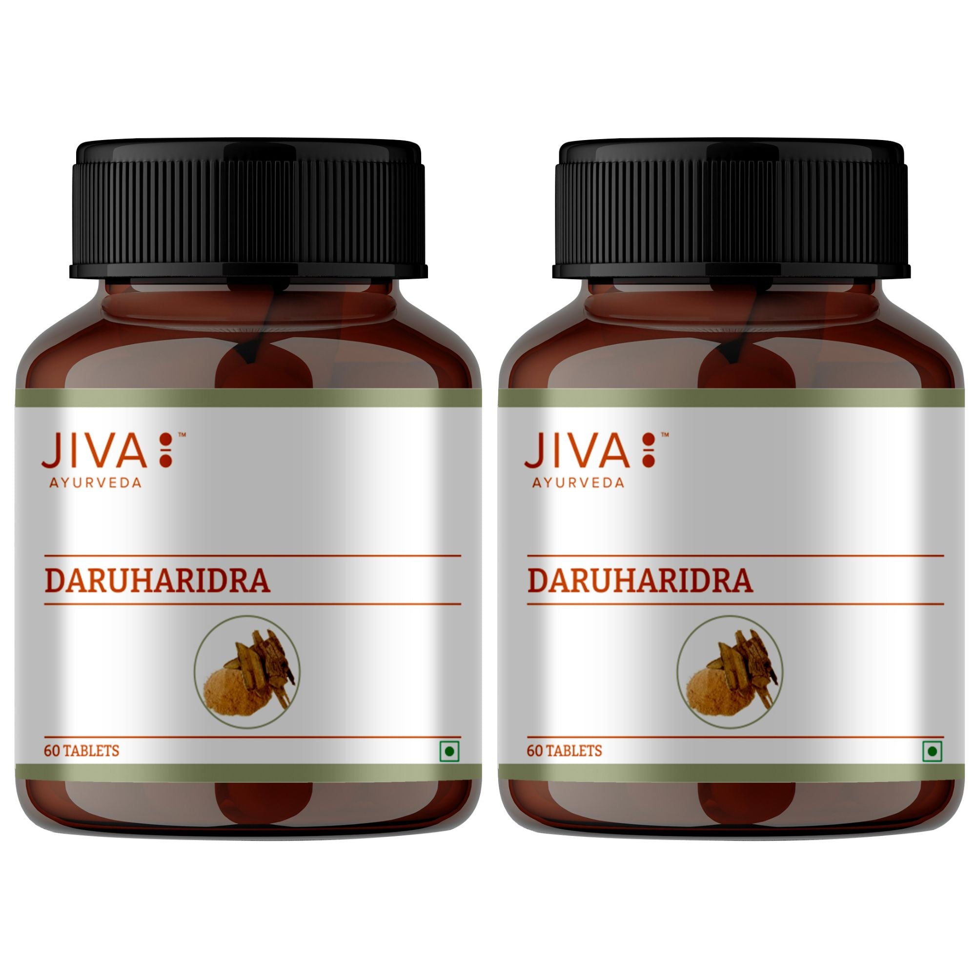 Daruharidra Tablets | Supports Liver Health, Blood Sugar Control & Digestion | Promotes Skin Wellness - 60 Tablets