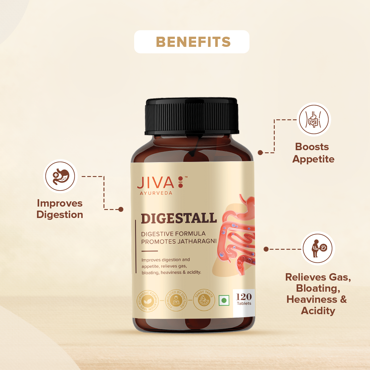 Digestall Tablet 500mg, Helps With Digestive Issues