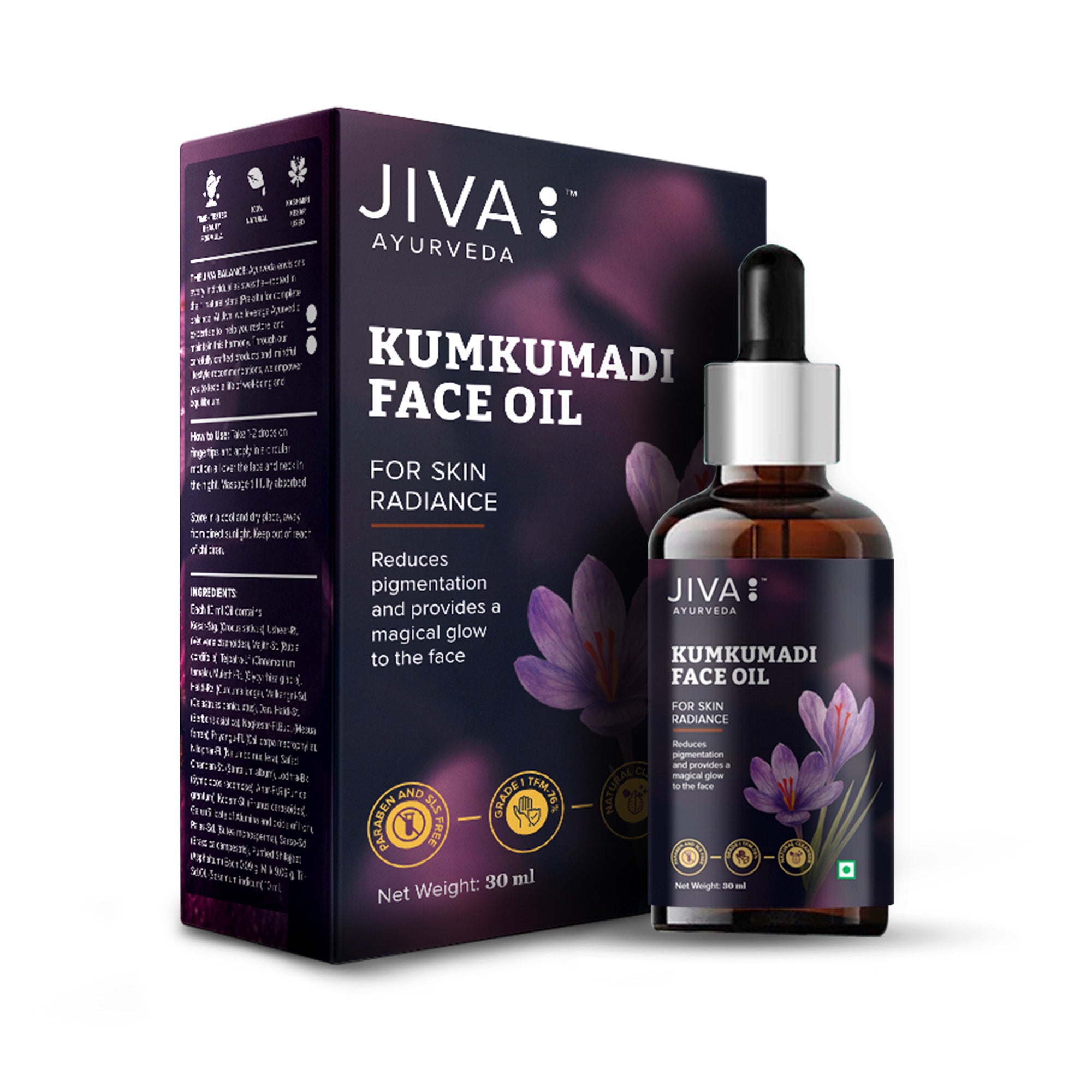 Kumkumadi Oil 30ml | Adds Radiance & Reduces Pigmentation