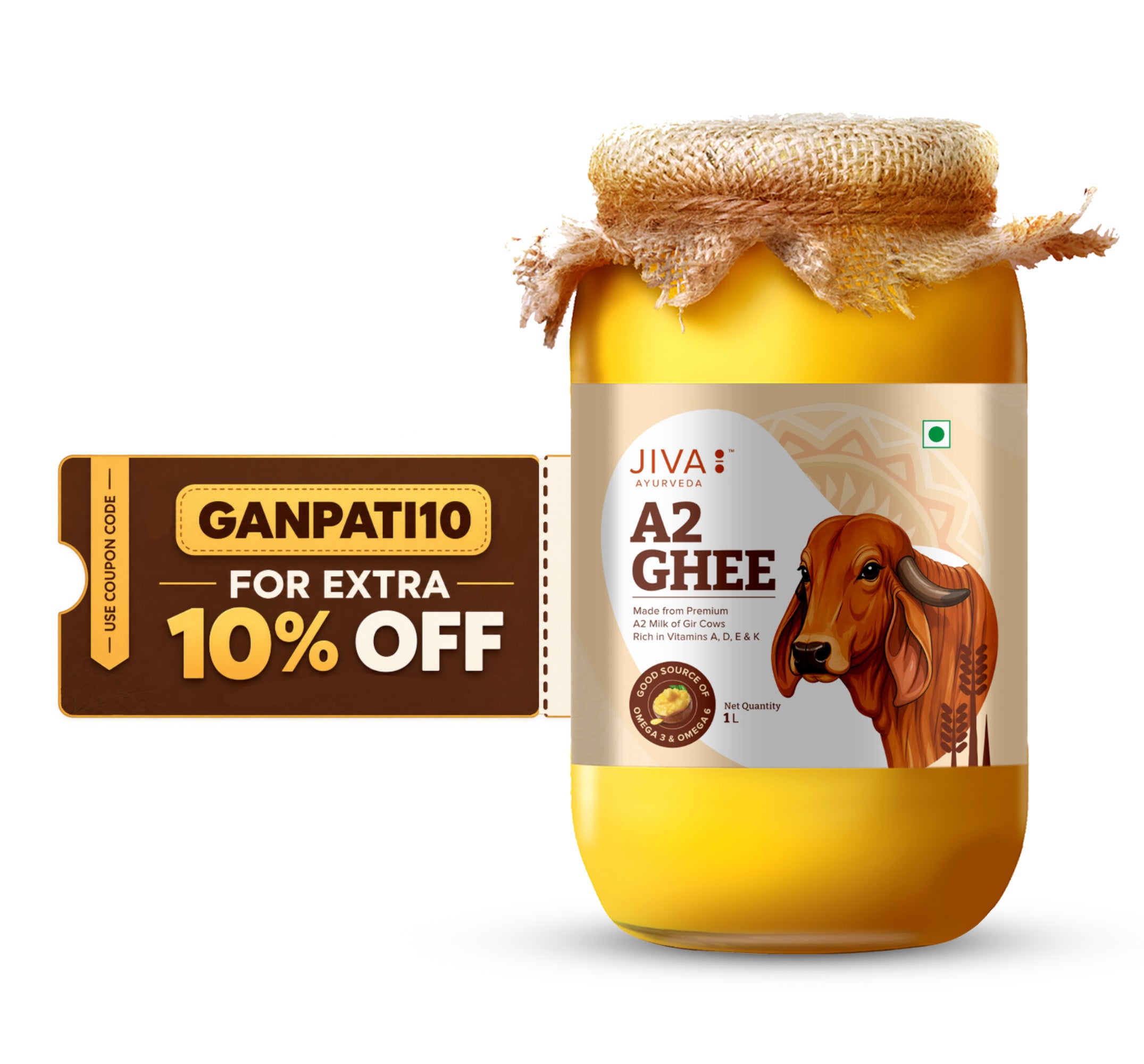 A2 Desi Cow Ghee, Bilona Churned