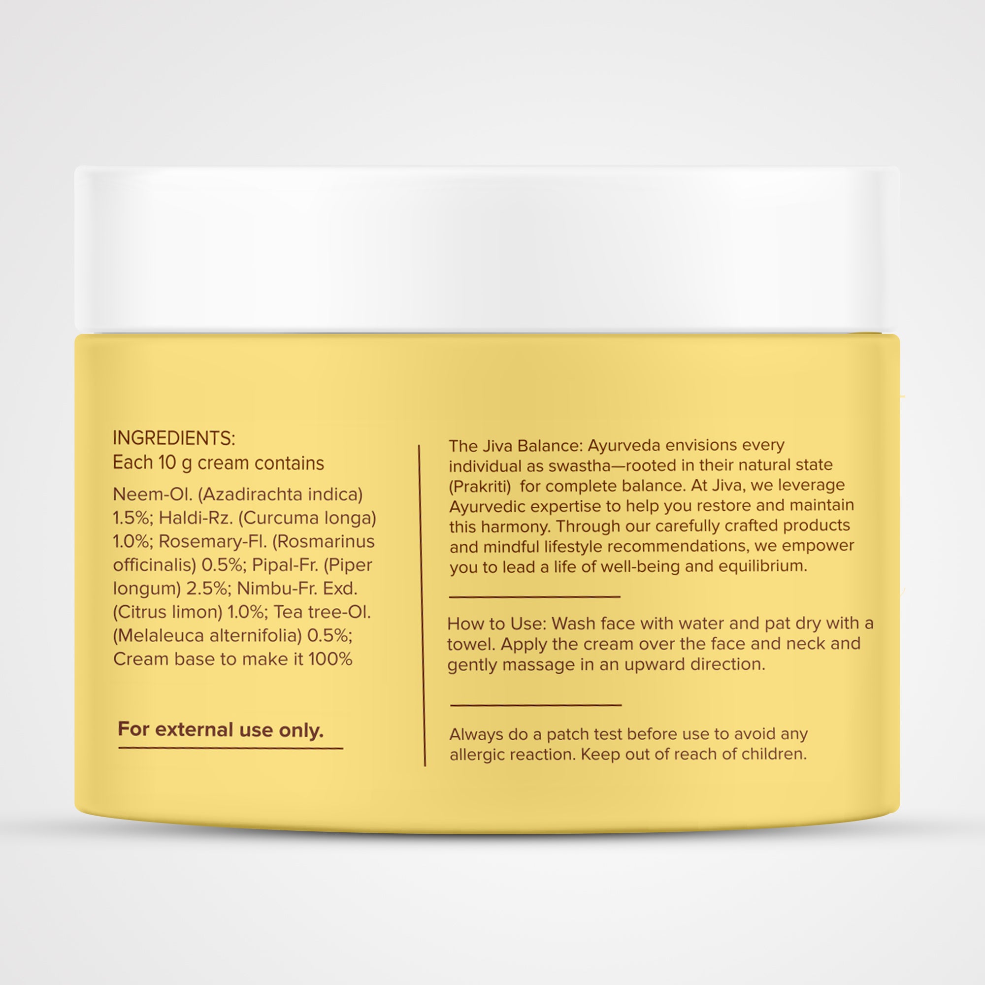 Turmeric Cream 100gm | Prevents Acne, Pimples & Blemishes