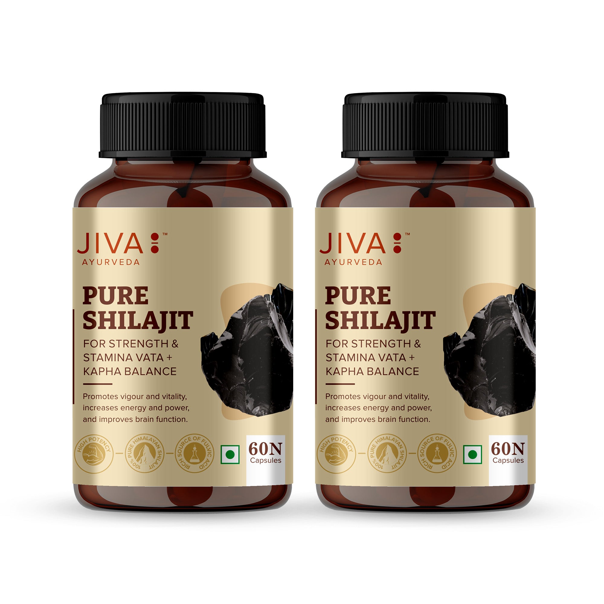 Pure Shilajit Capsule, Sourced From Himalaya