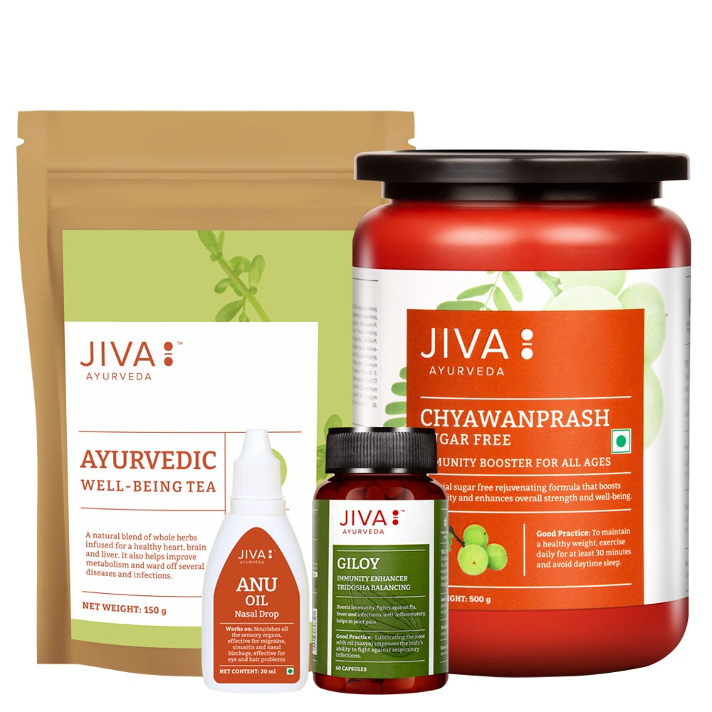 Immunity Boost Kit With Suger Free Chyawanprasha | Packed With Essential Nutrients & Builds Resistance Against Diseases