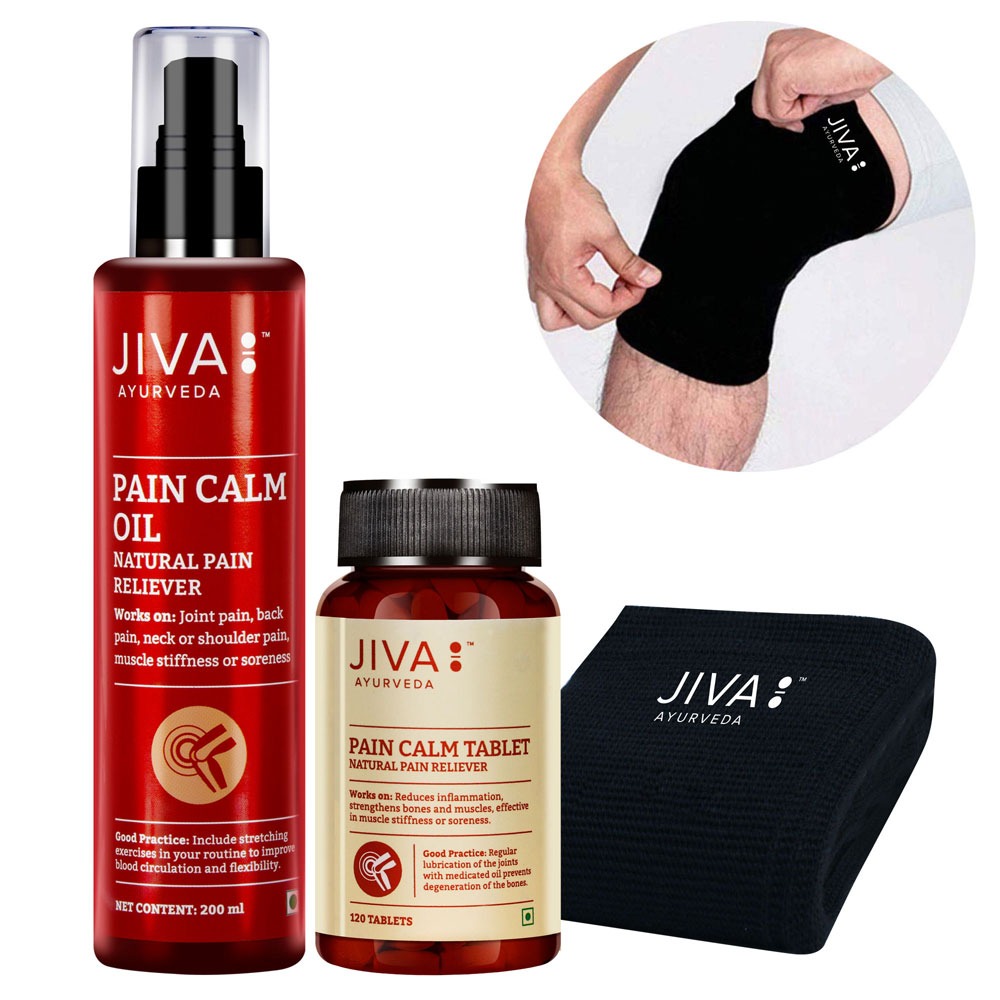 Jiva paib calm oil , tablets & knee cap