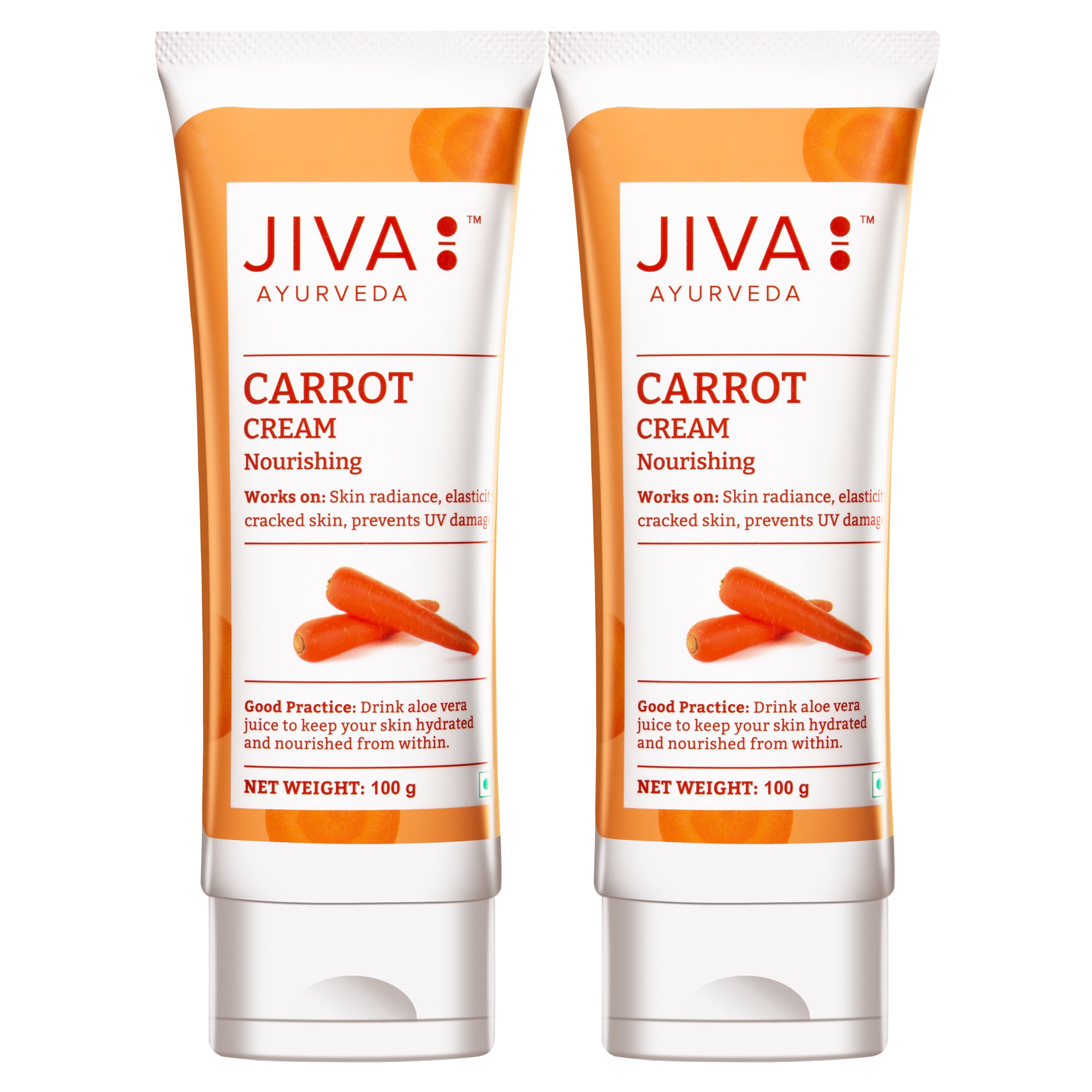 Carrot Cream 100gm | Nourishes Skin And Protects From UV Rays