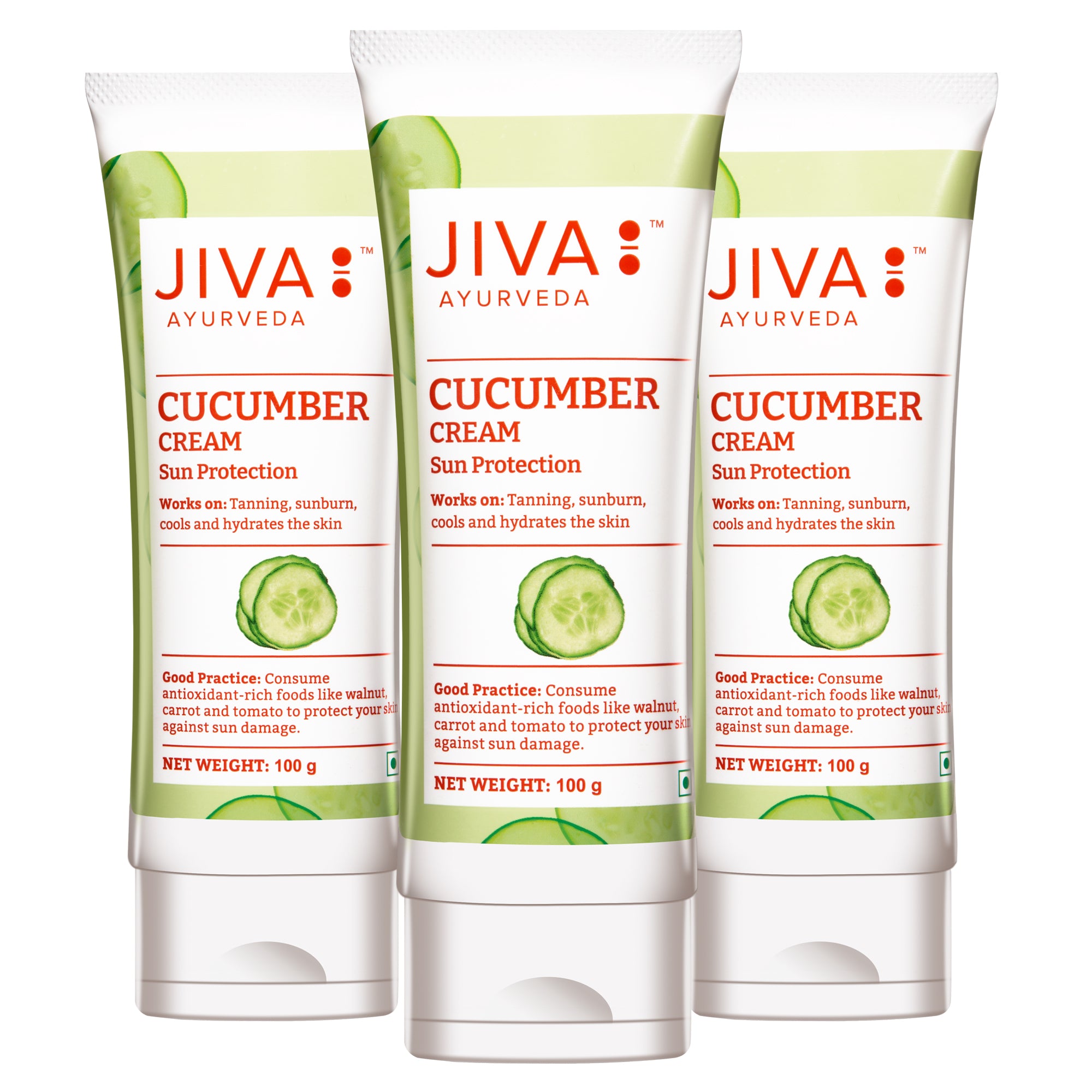 Cucumber Cream 100gm | Hydrates Skin & Prevents Tanning & Sunburn