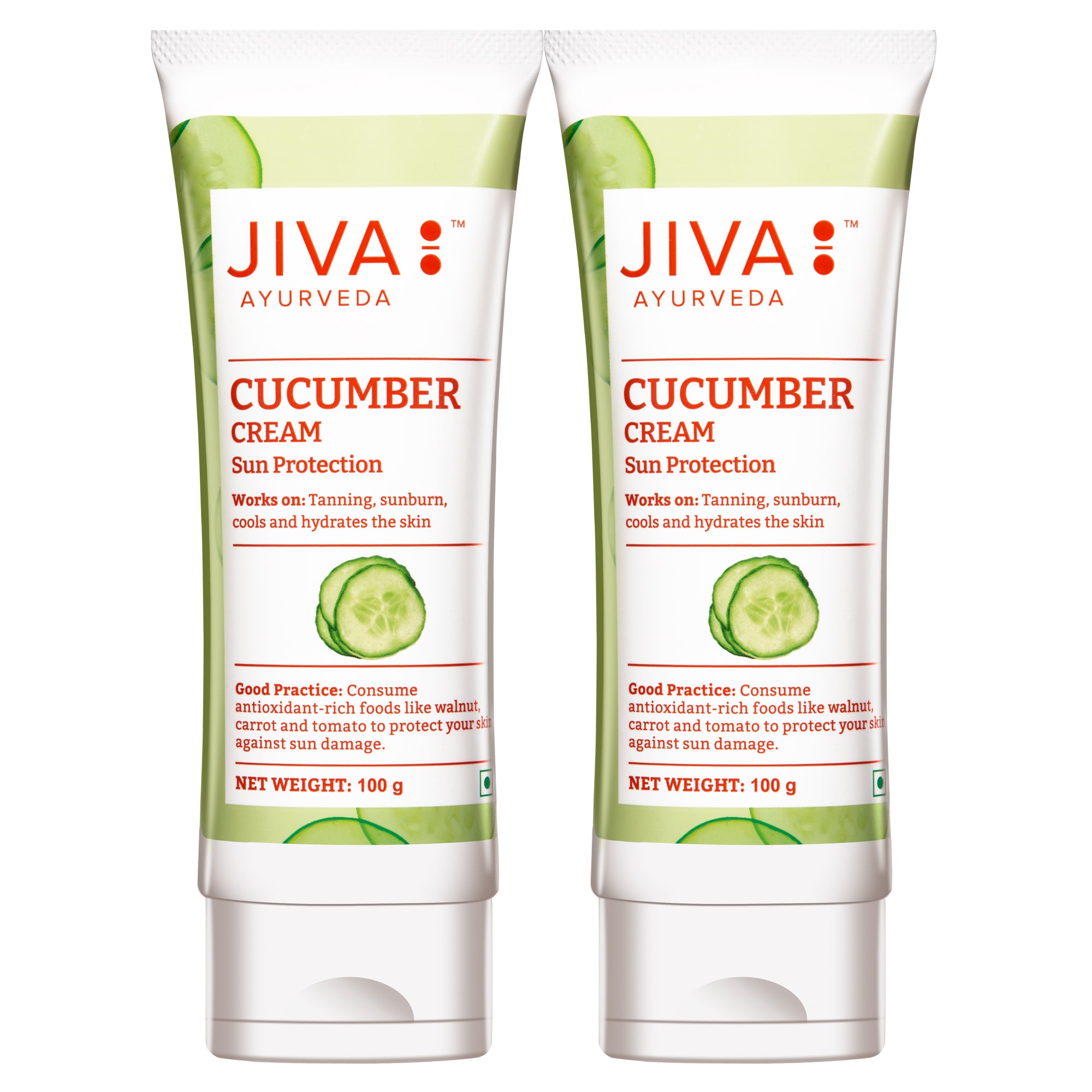 Cucumber Cream 100gm | Hydrates Skin & Prevents Tanning & Sunburn