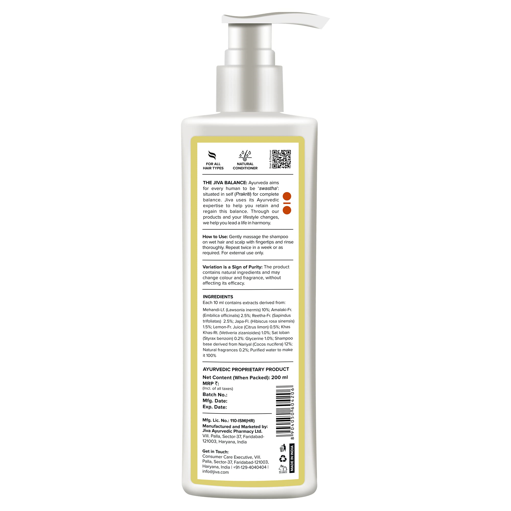 Henna Shampoo For Healthy Hair Growth