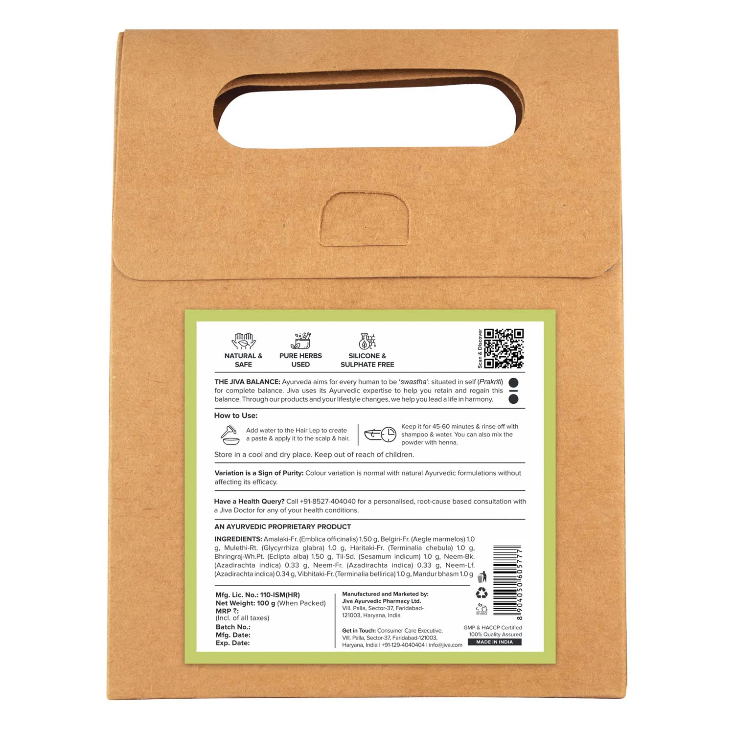 Ayurveda Hair Lep | Treats Hair Fall And Brittle Hair