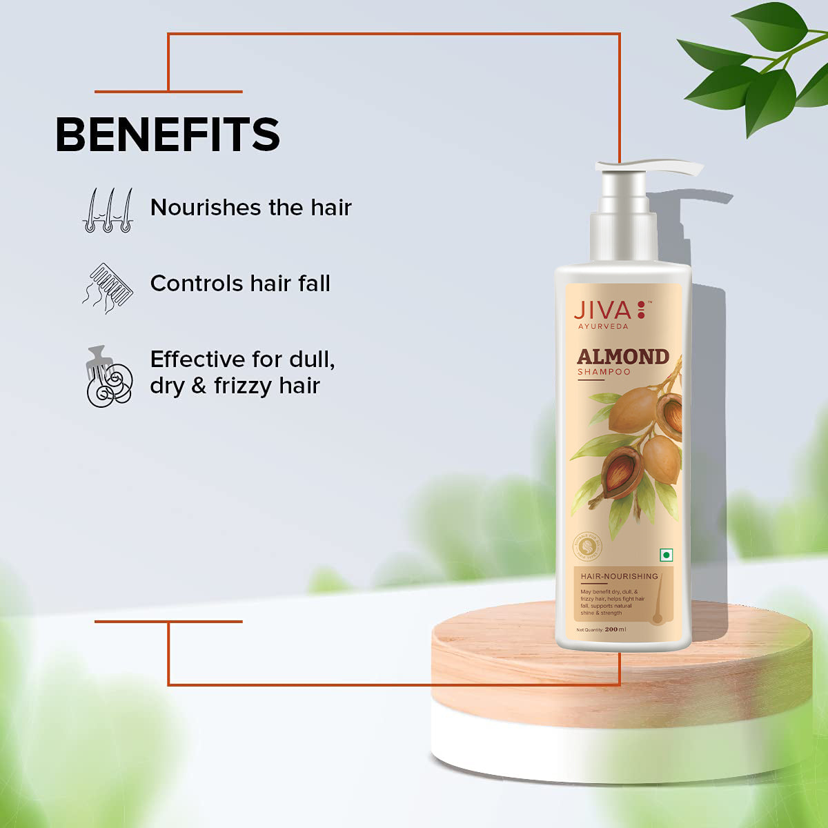 Almond Shampoo For Healthy Hair Growth