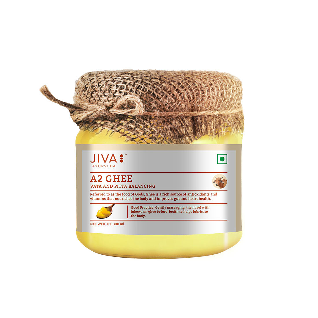 A2 Gir Desi Cow Ghee 1L + 300 ml (Combo Pack) | Pure Desi Ghee | Bilona Curd Churned | Grass-fed Cultured Ghee | Pure, Natural, Healthy