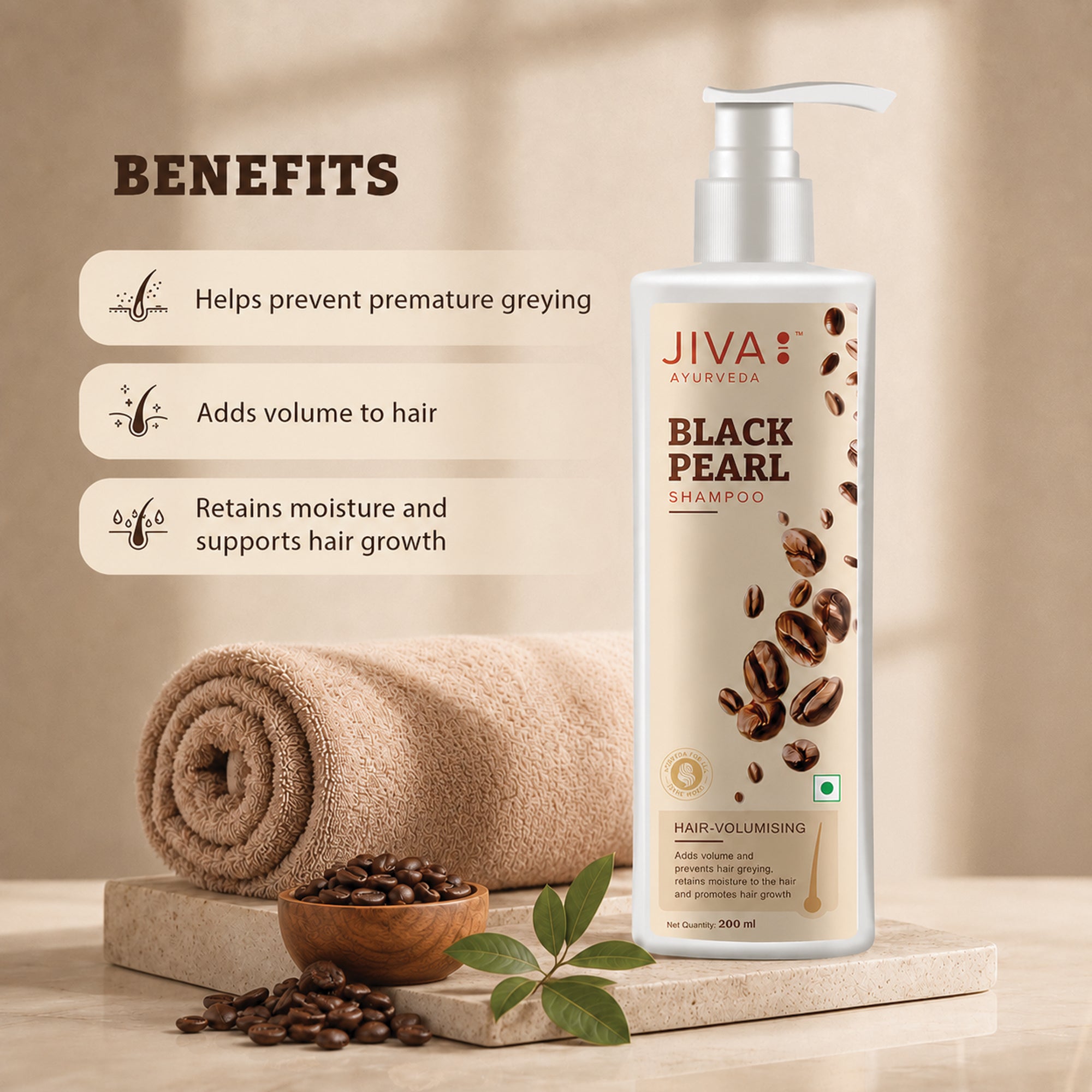 Black Pearl Shampoo | Nourishes & Adds Volume To The Hair
