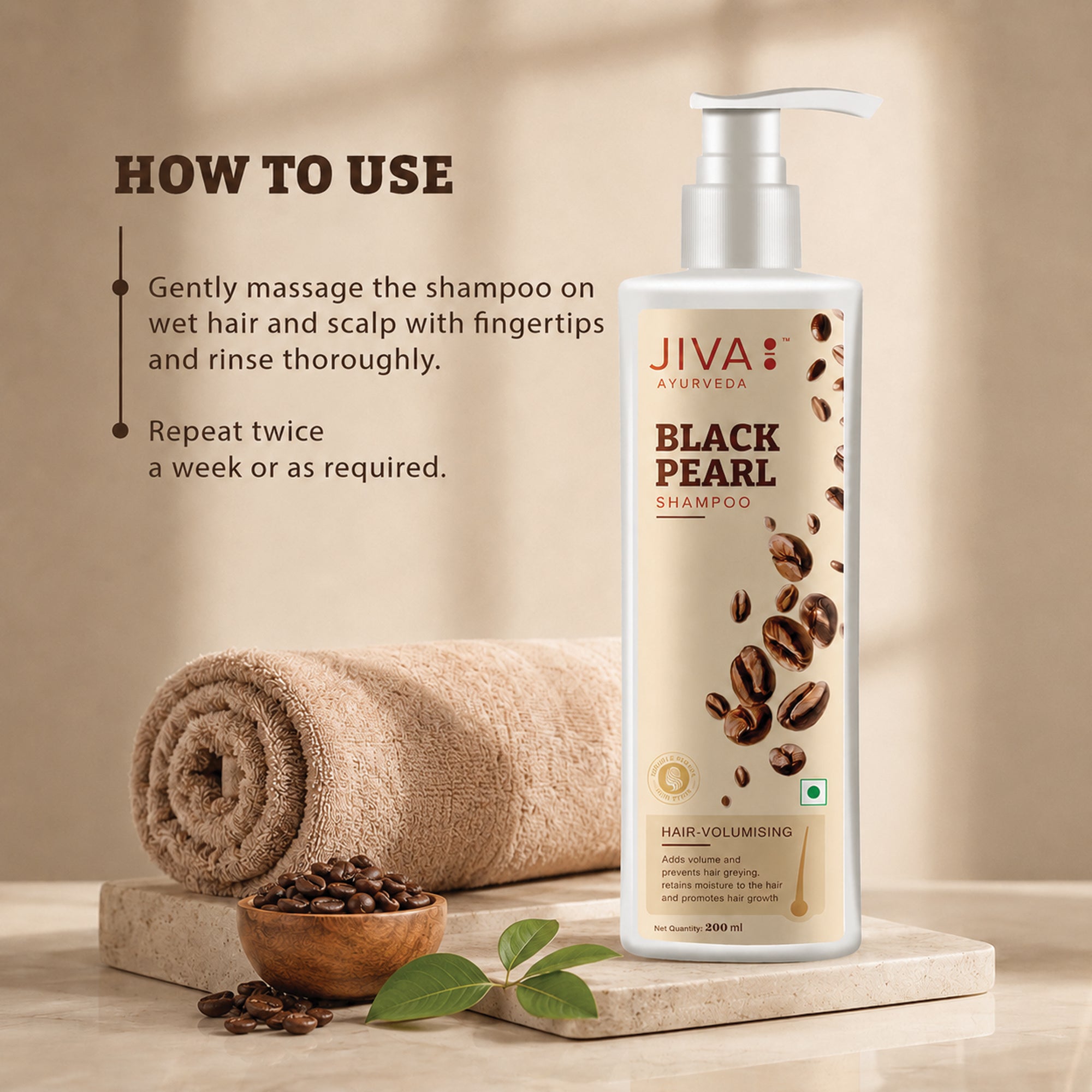 Black Pearl Shampoo | Nourishes & Adds Volume To The Hair