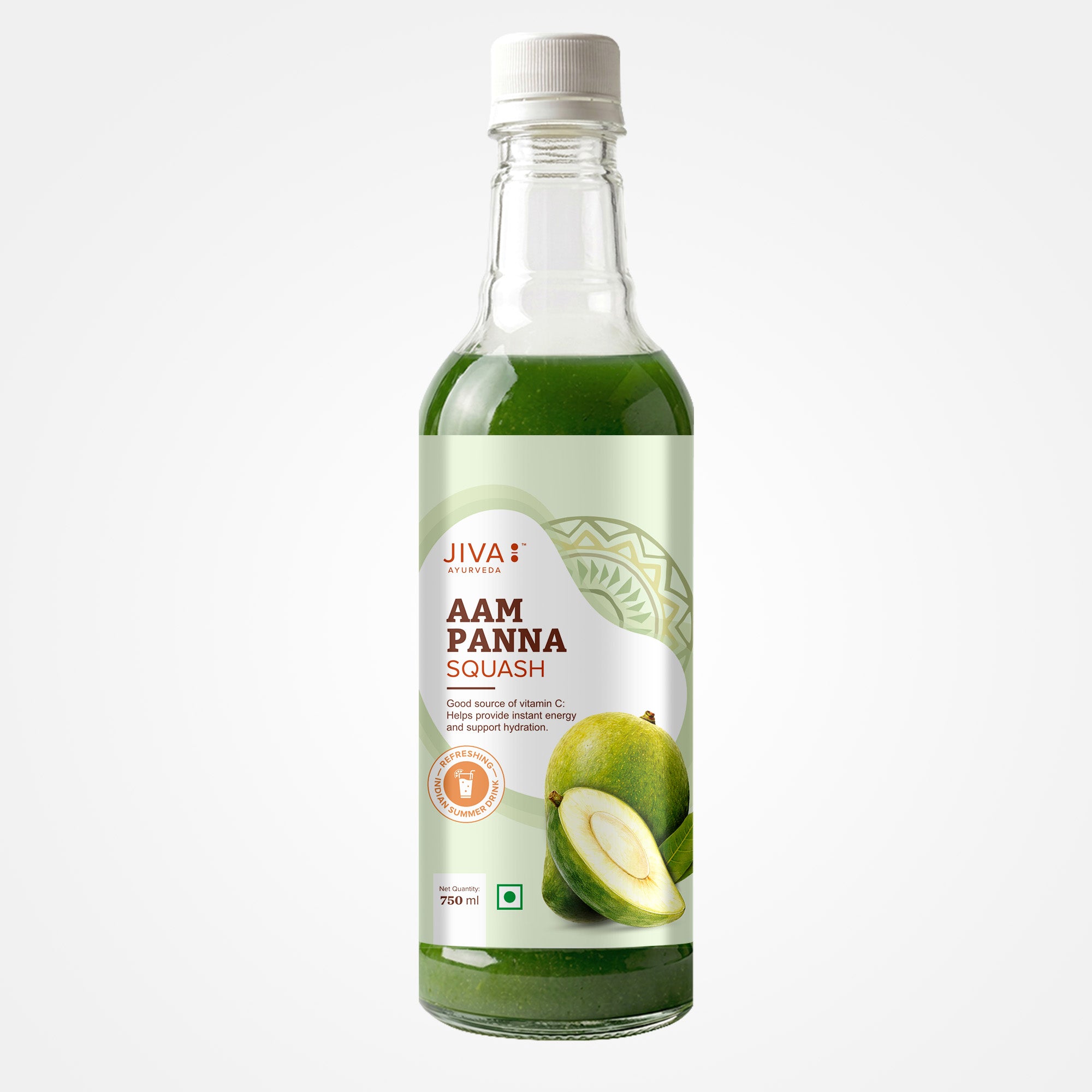 Aam Panna Squash 750 ml- Good source of vitamin C:Helps provide instant energy and support hydration.