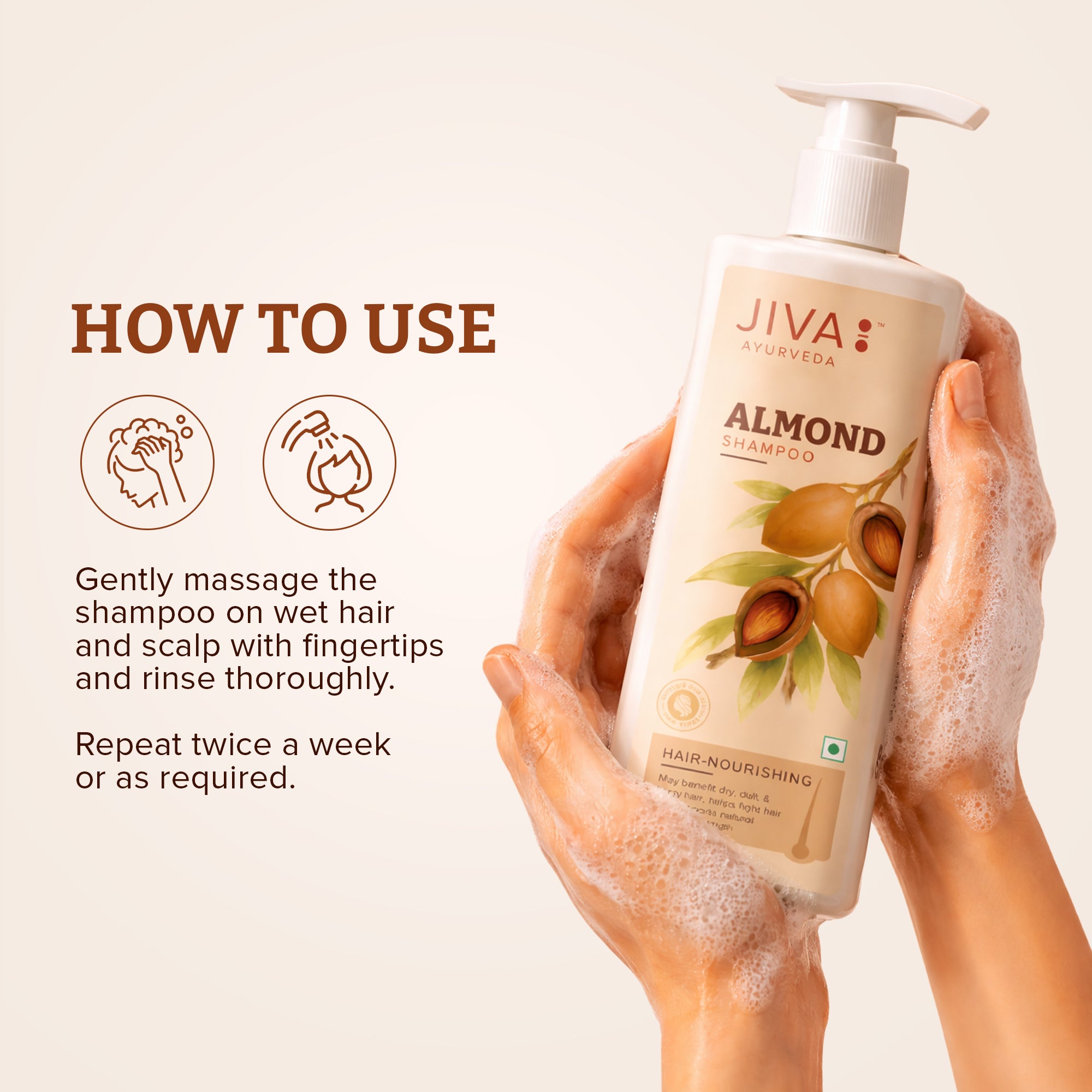 Almond Shampoo For Healthy Hair Growth
