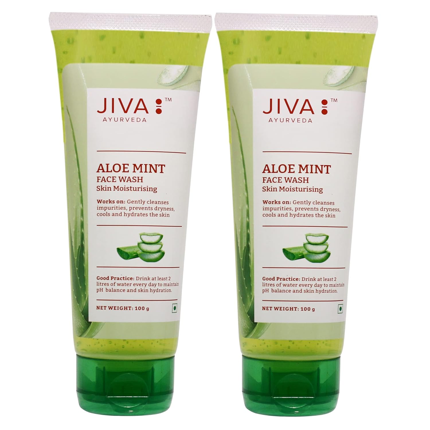 Aloe Mint Facewash For Deep Cleanses Pores, Hydrates Skin