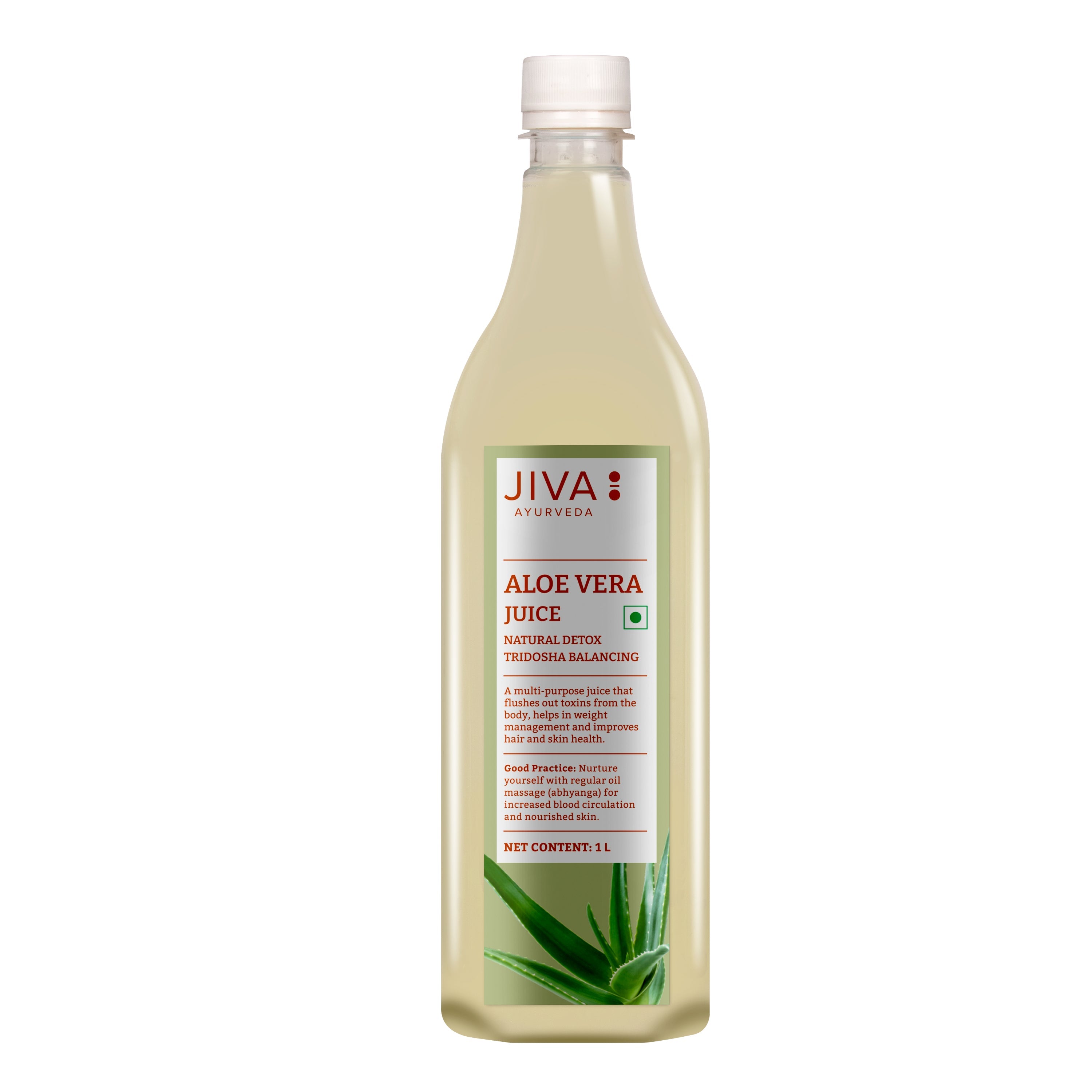 Jiva Amla Juice & Aloe Vera Juice | Improves Digestion, Boosts Immunity- 1L Each (Combo Pack of 2)