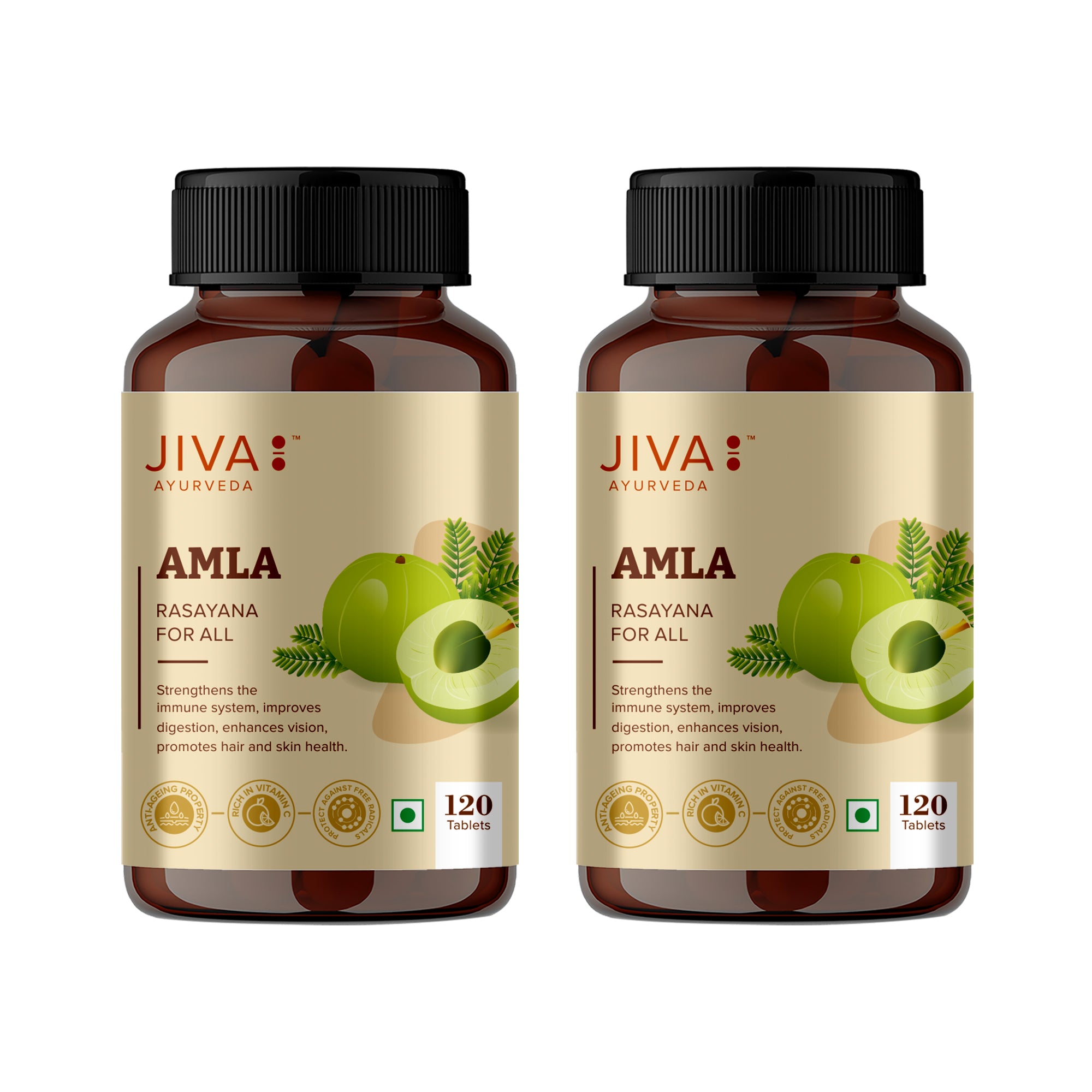 Amla Tablets 500mg | Rich In Vitamin C, Boosts Immunity & Improves Digestion
