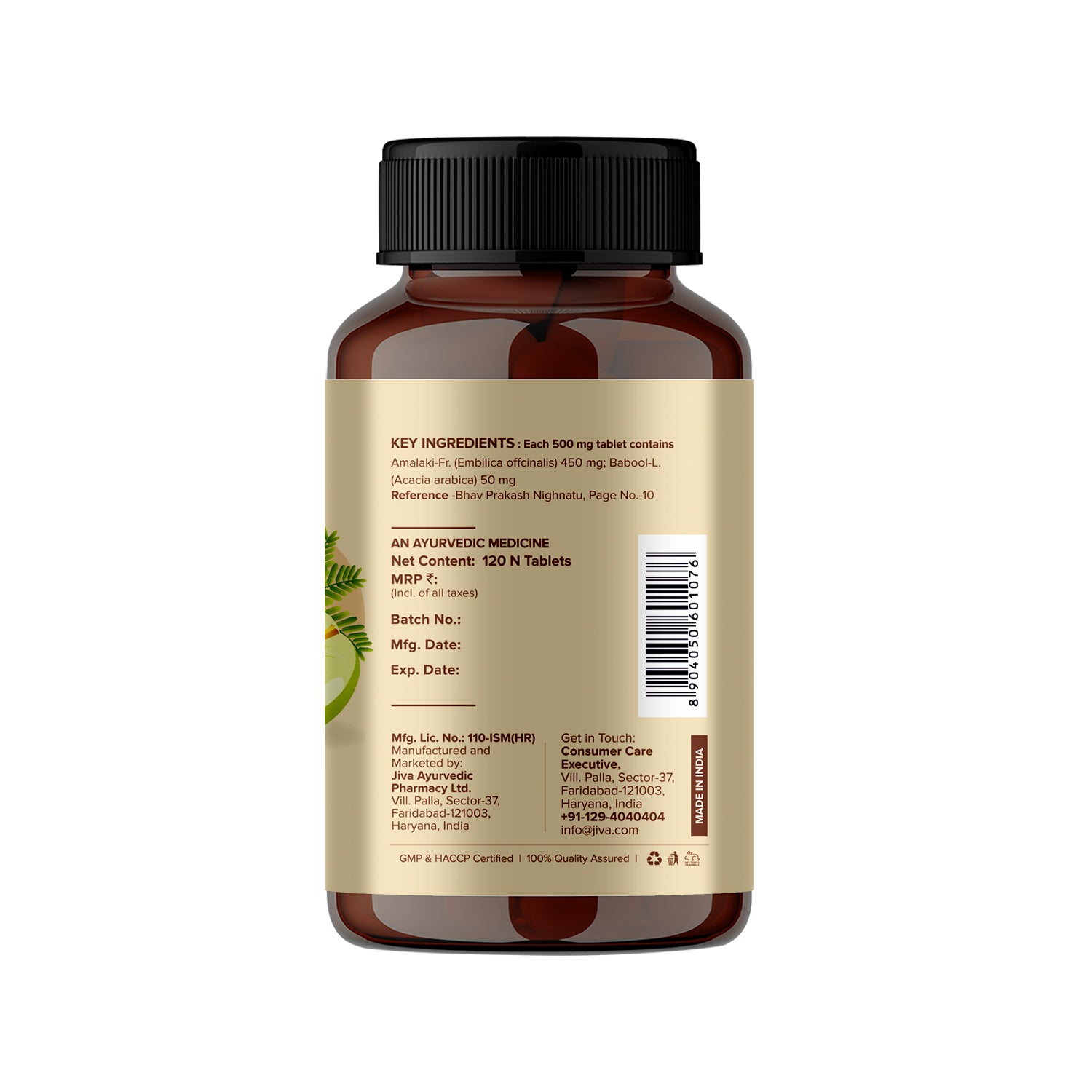 Amla Tablets 500mg | Rich In Vitamin C, Boosts Immunity & Improves Digestion