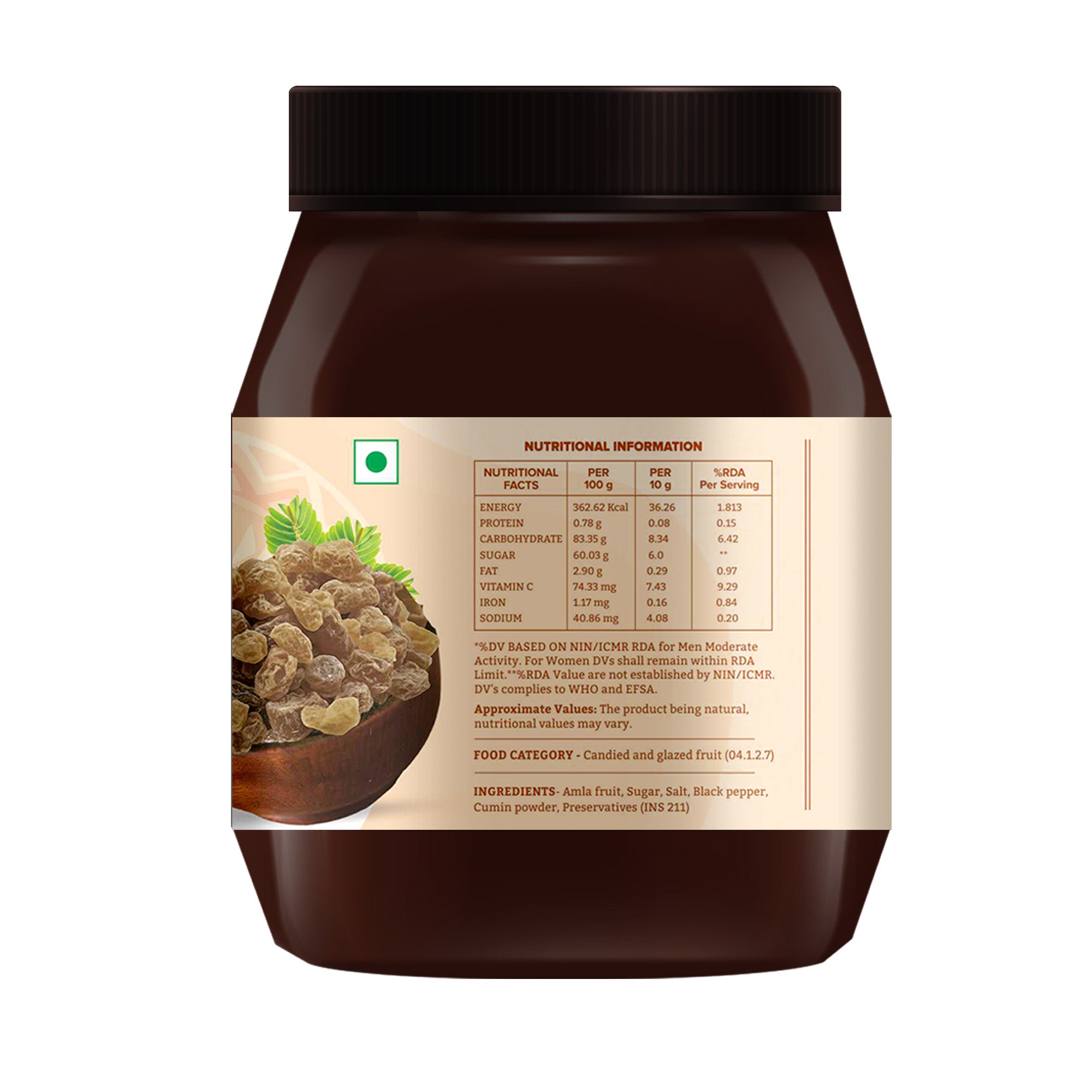 Amla Chatpata Candy For Immunity, Rich In Dietary Fibres & Vitamin C