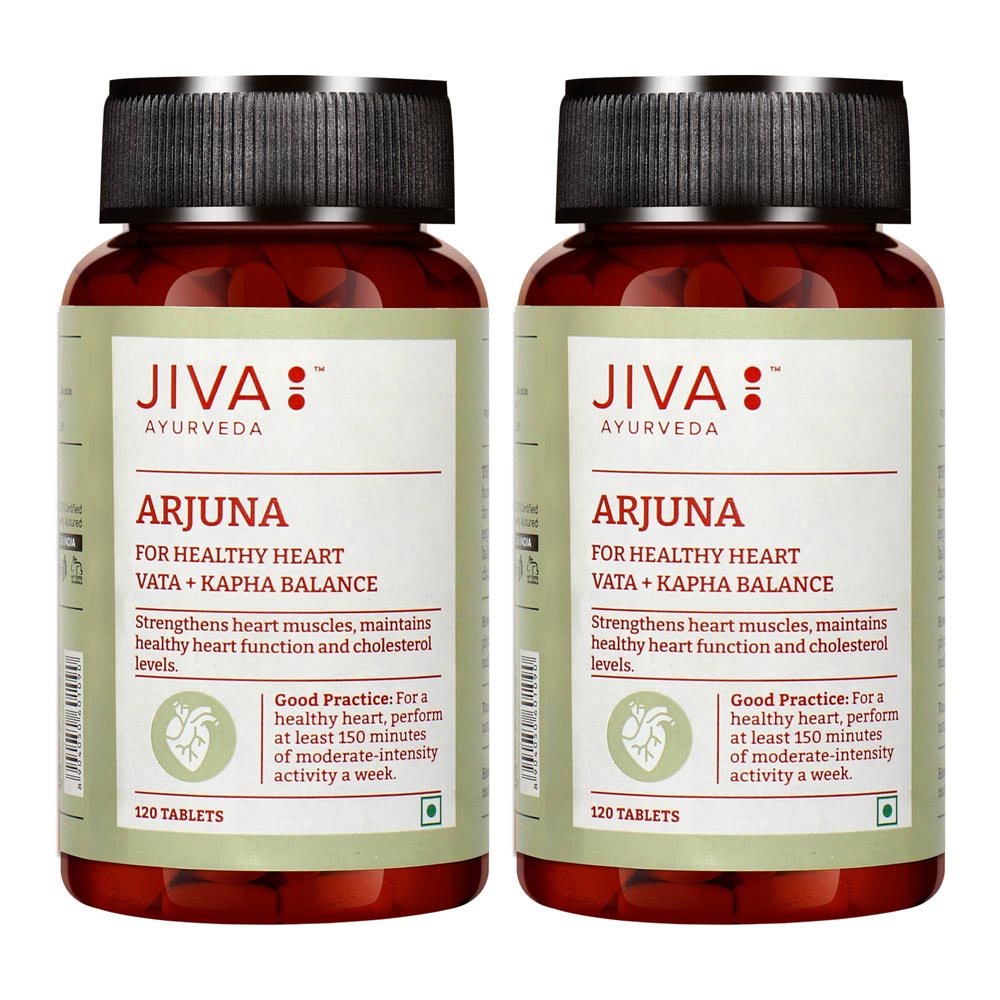 Jiva Arjuna Tablet - Heart Health and Hypertension Control – JivaAyurveda