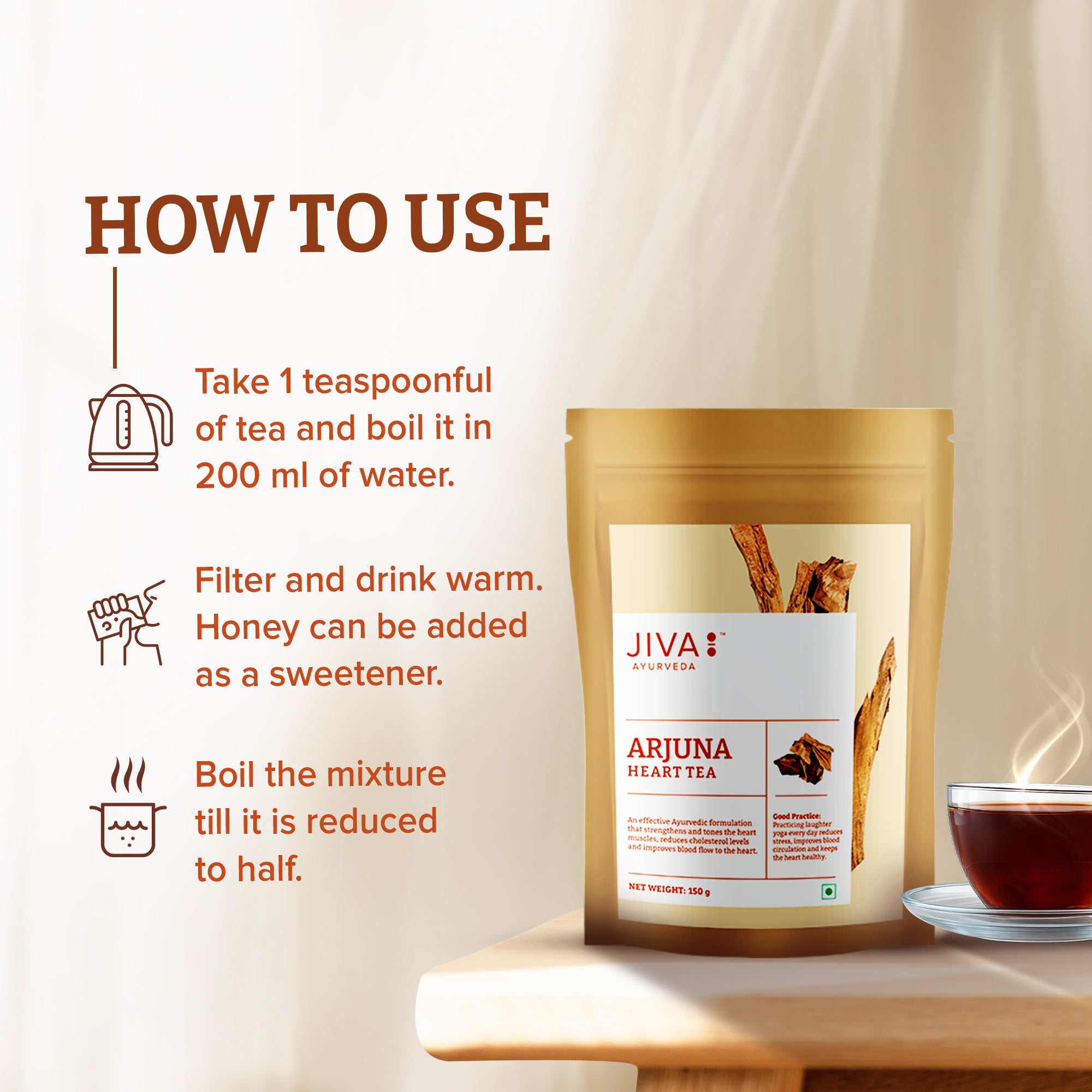 Arjuna Tea | Promote Heart Health & Manage Cholesterol Level