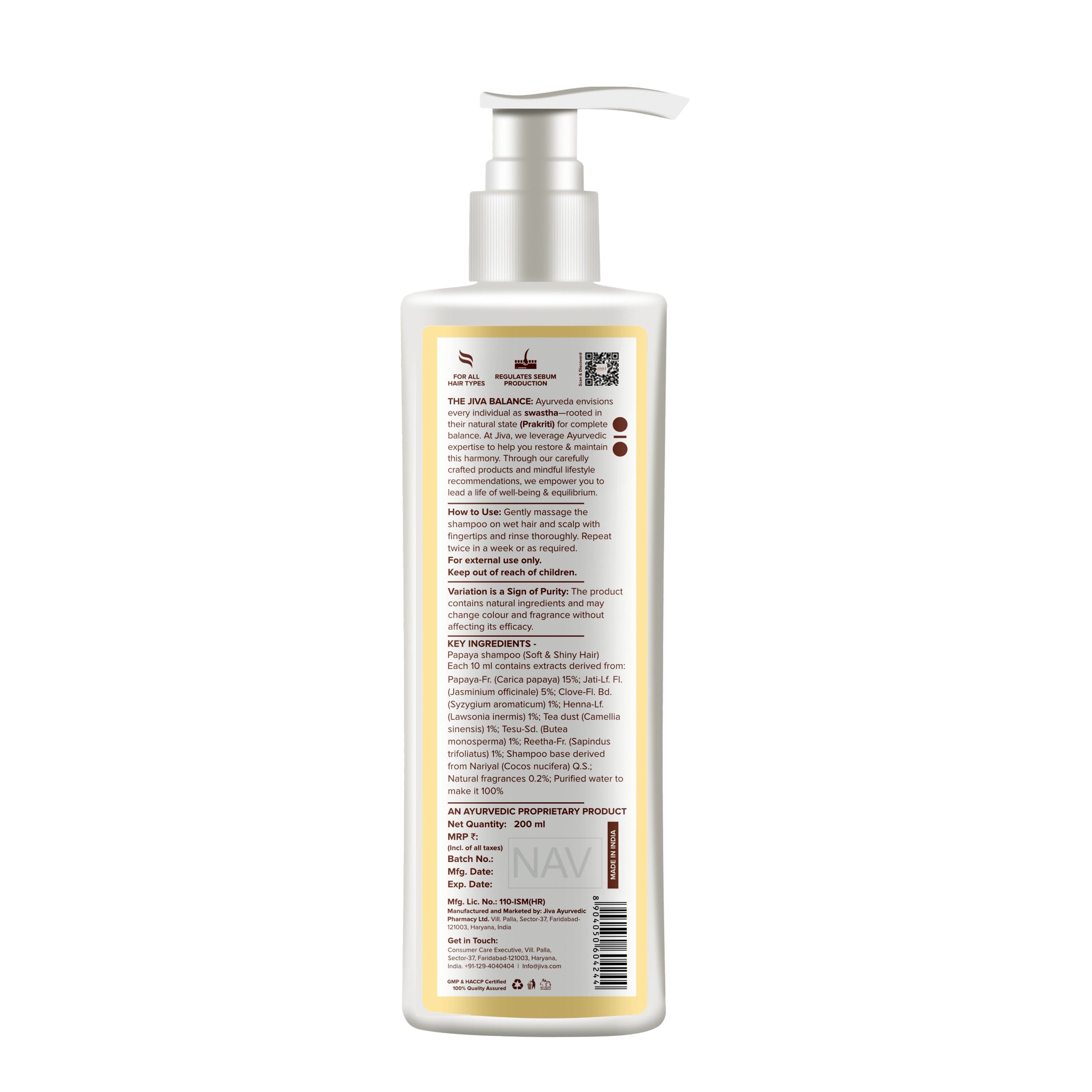 Papaya Shampoo For Healthy Hair Growth