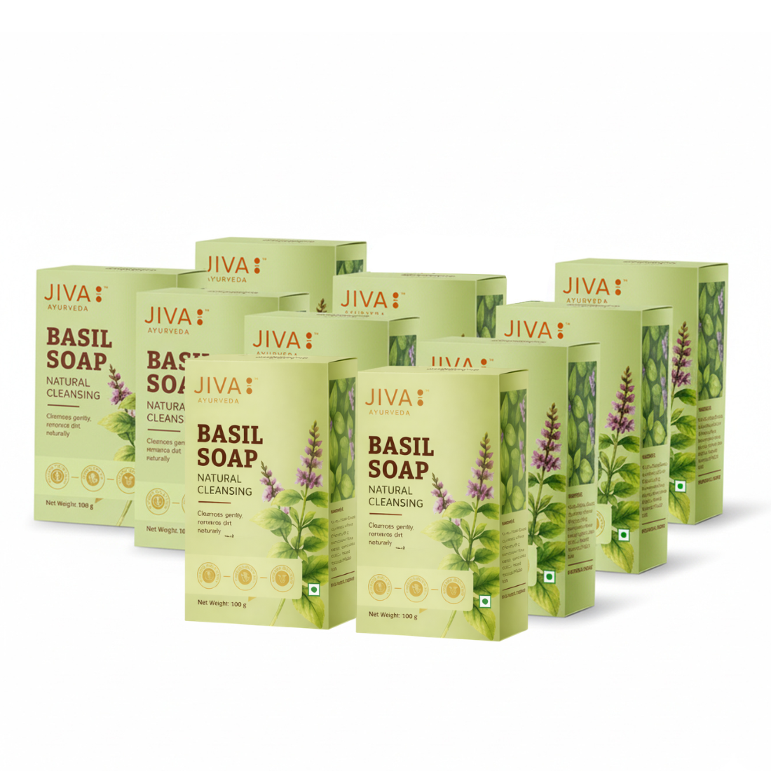 Basil Soap | Clears Acne, Pimples, Rashes And Blemishes