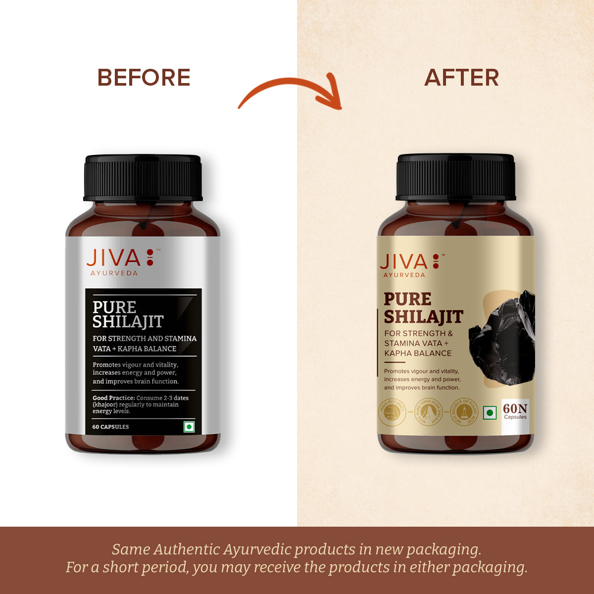 Pure Shilajit Capsule, Sourced From Himalaya
