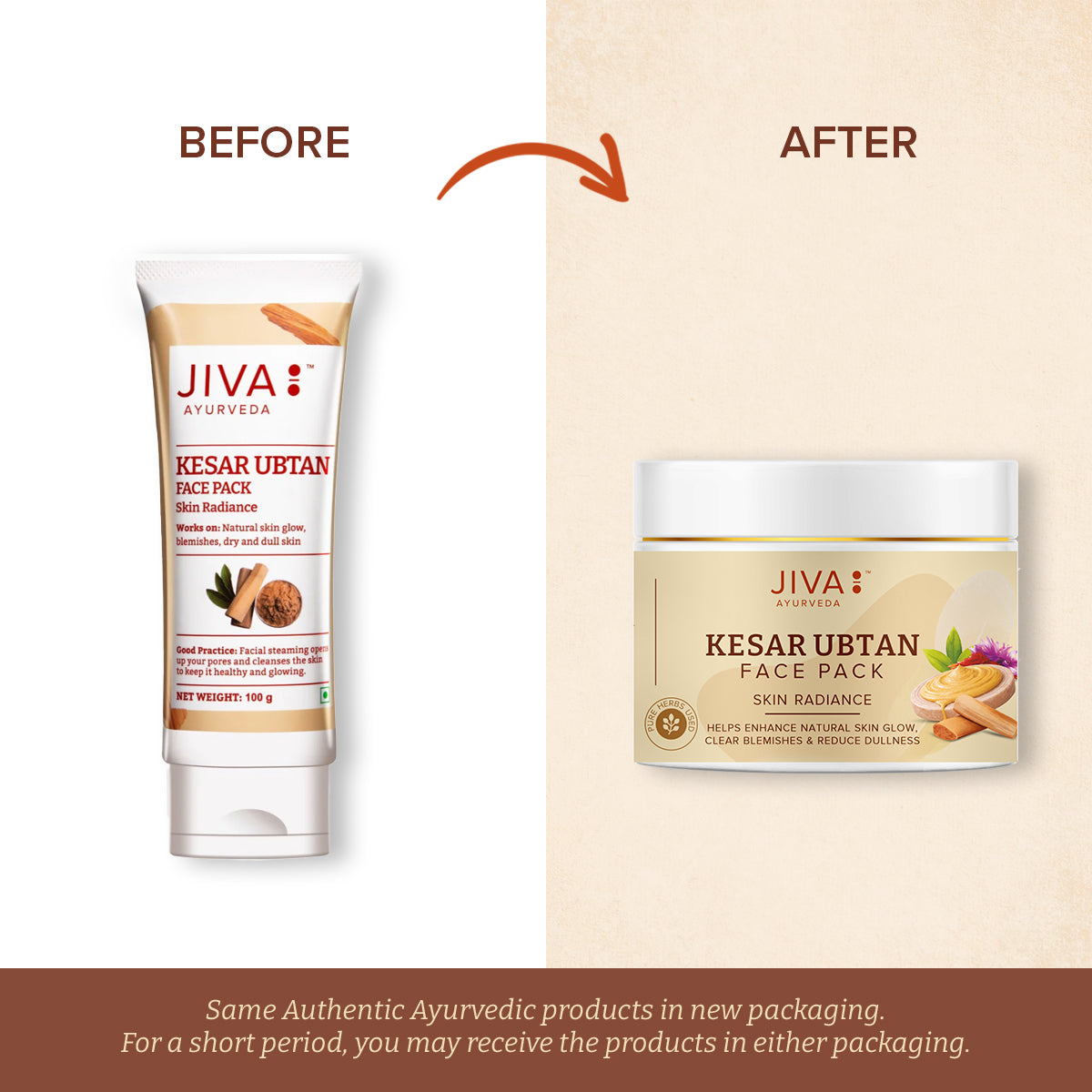 Kesar Ubtan Face Pack | Contains Pure Kesar, For All Skin Types - 100gm