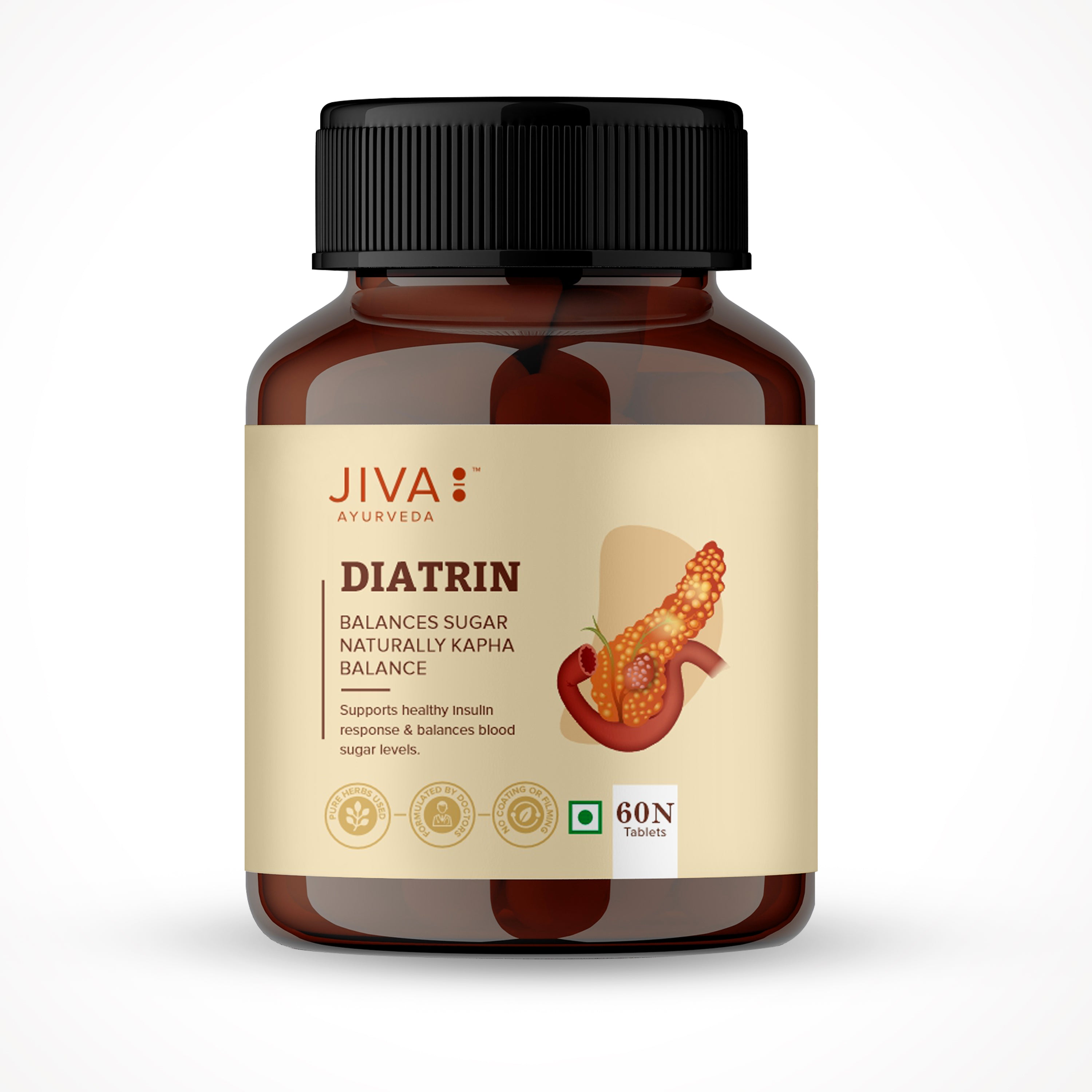 Diatrin Tablets 500mg | Manages Blood Sugar Levels And Balances Tri-Dosha