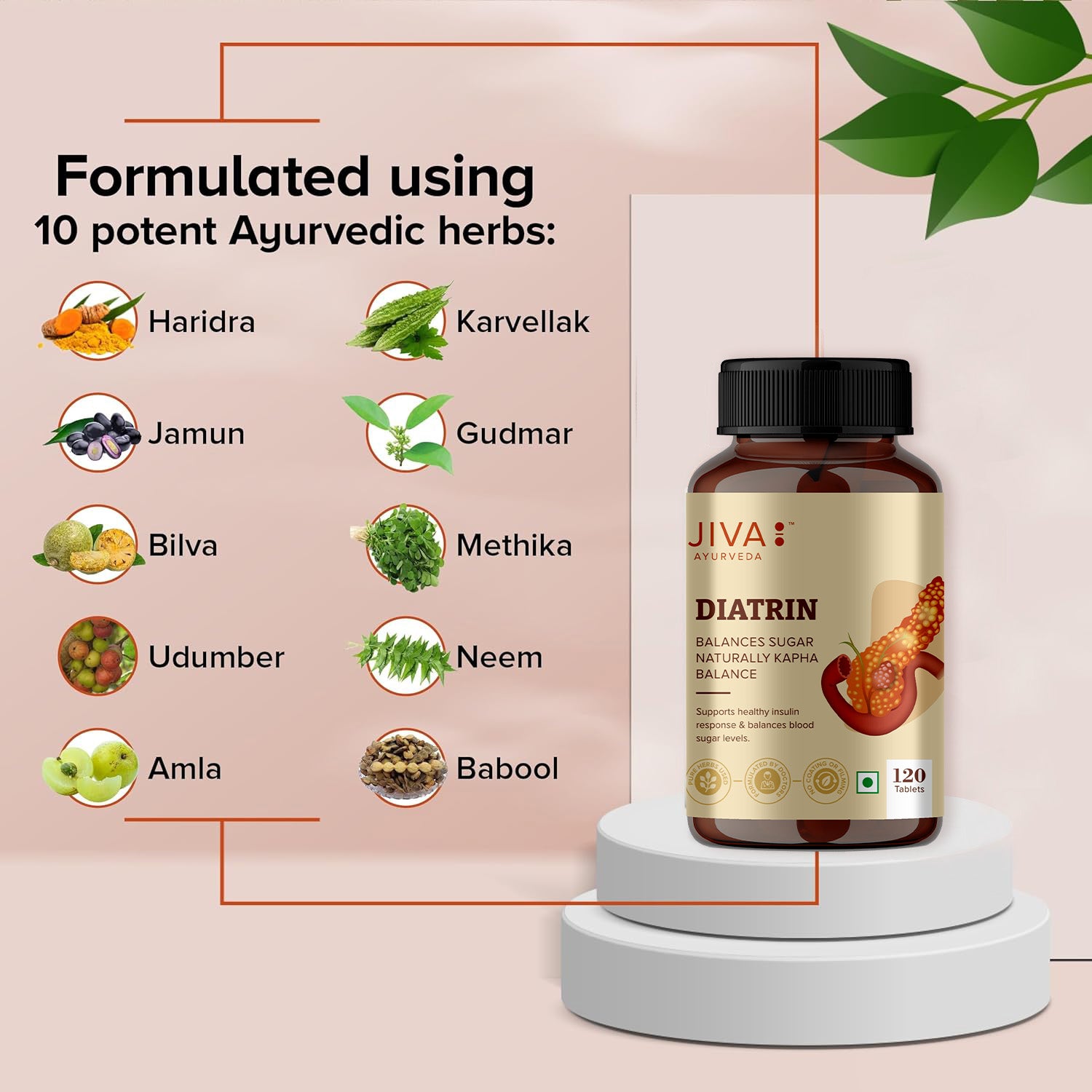 Diatrin Tablets 500mg | Manages Blood Sugar Levels And Balances Tri-Dosha