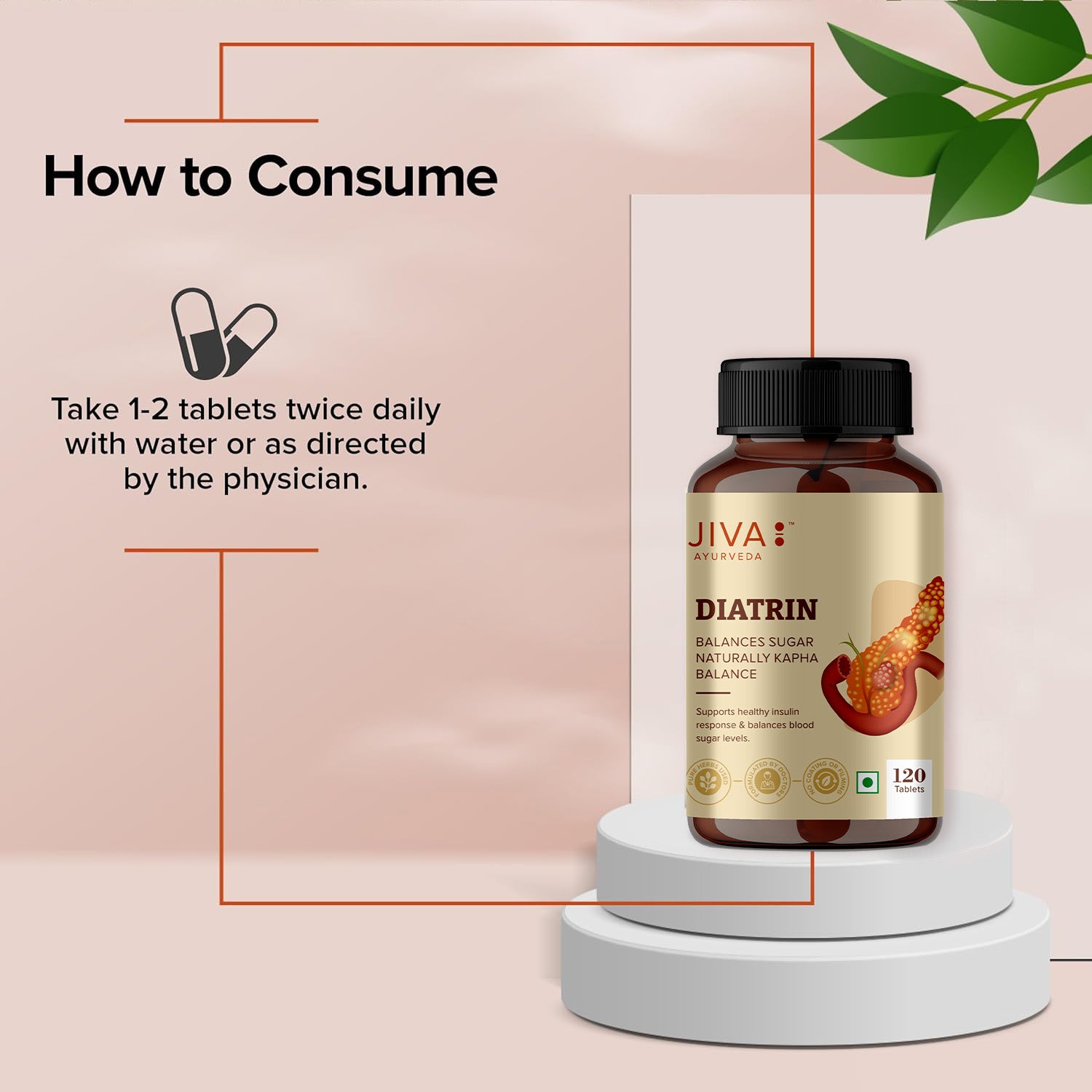Diatrin Tablets 500mg | Manages Blood Sugar Levels And Balances Tri-Dosha