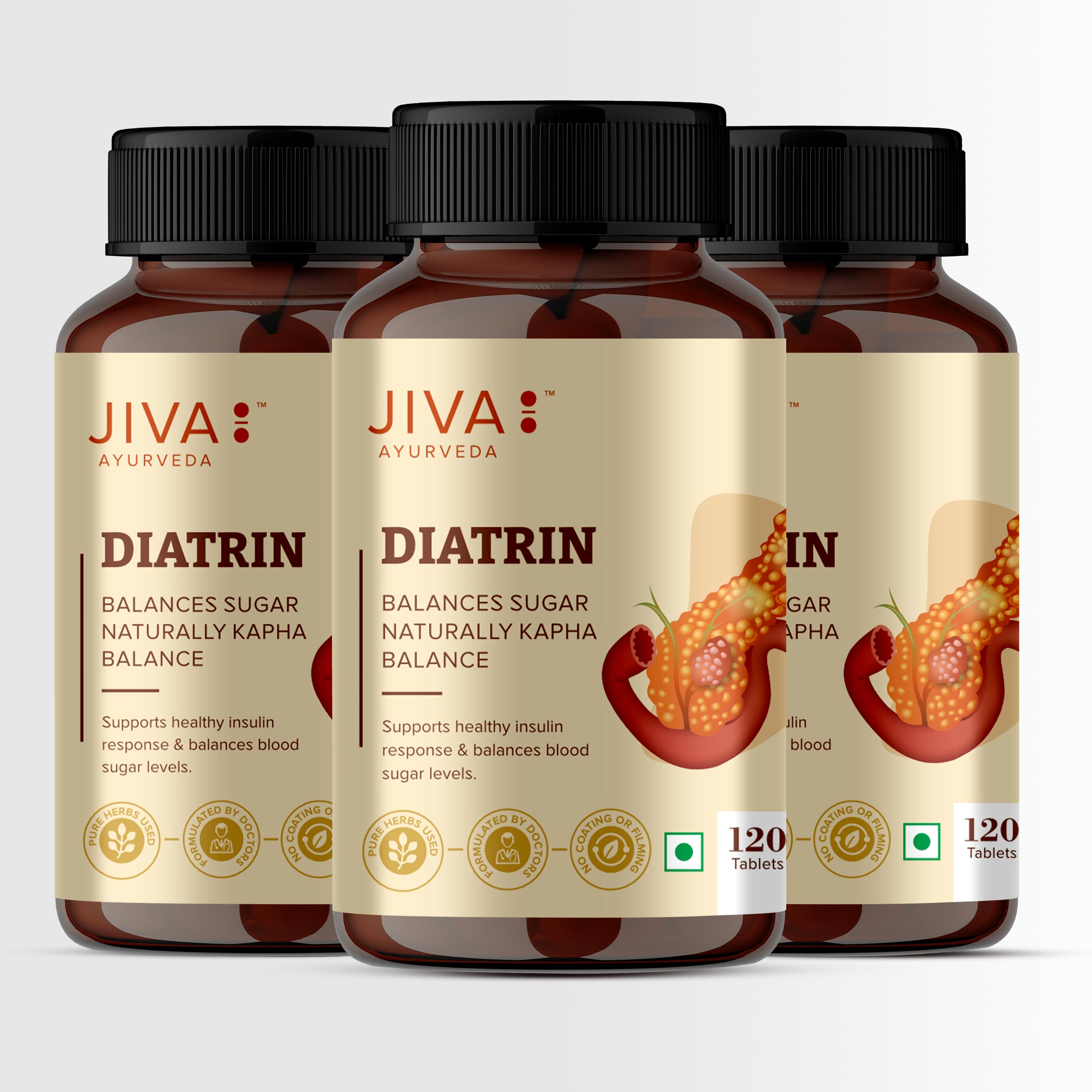 Diatrin Tablets 500mg | Manages Blood Sugar Levels And Balances Tri-Dosha