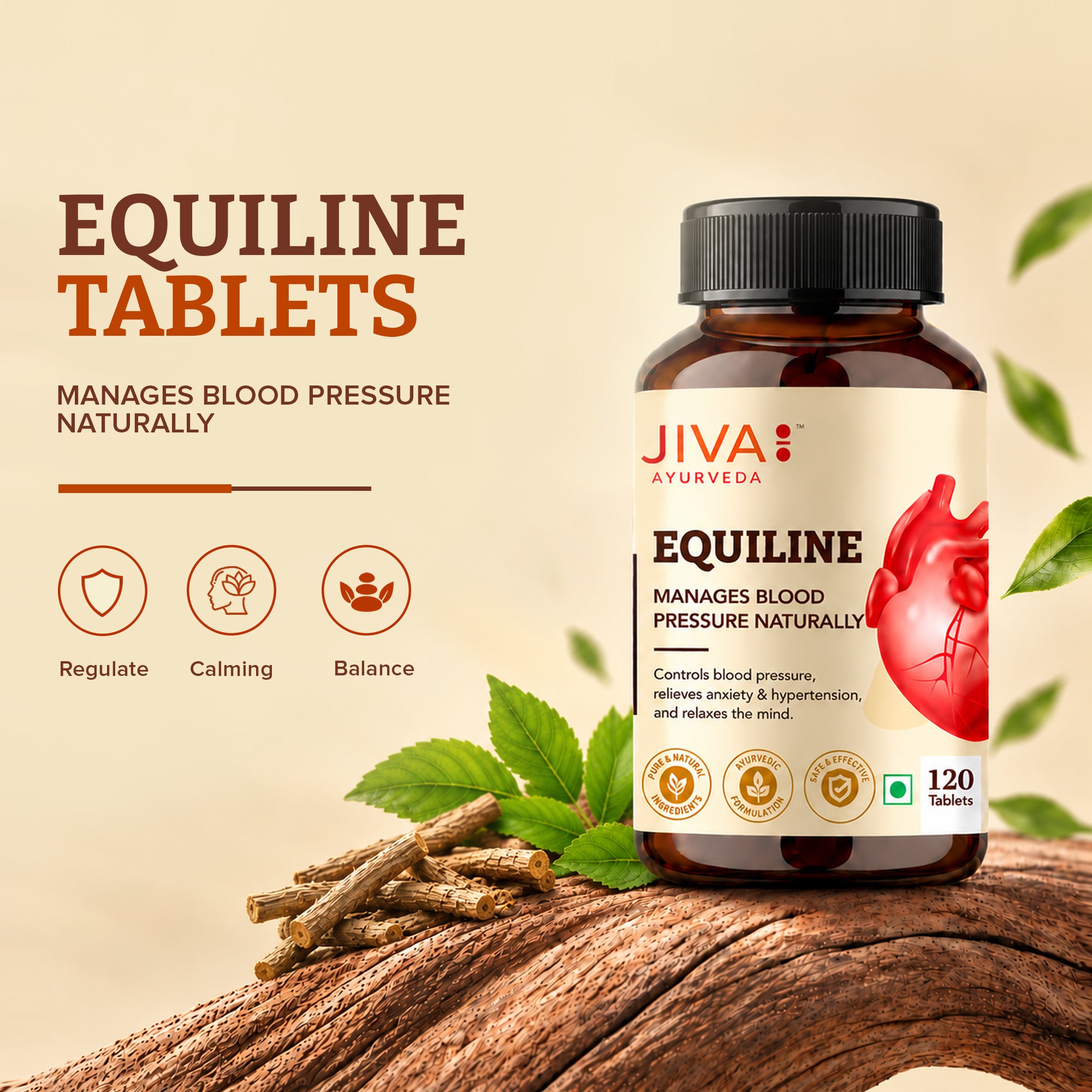 Equiline Tablet Controls Hypertension, Anxiety & Treats High Blood Pressure