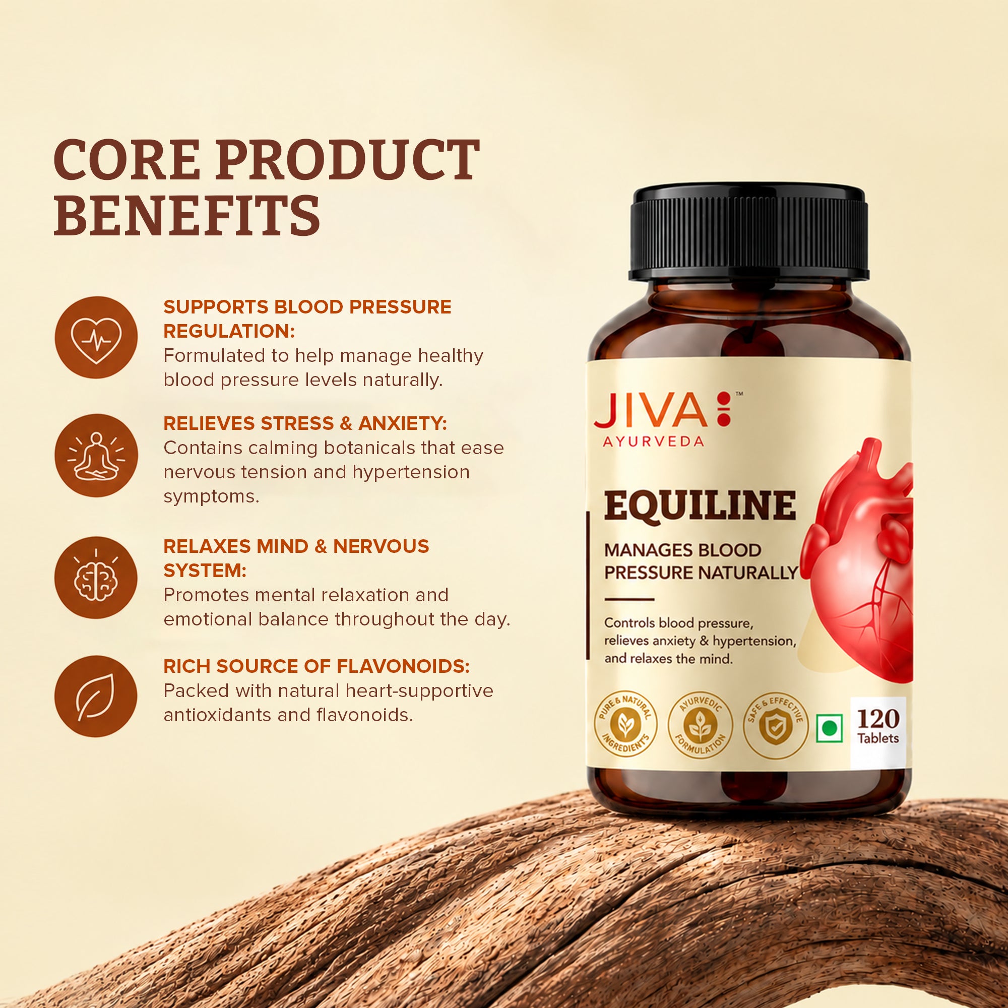 Equiline Tablet Controls Hypertension, Anxiety & Treats High Blood Pressure