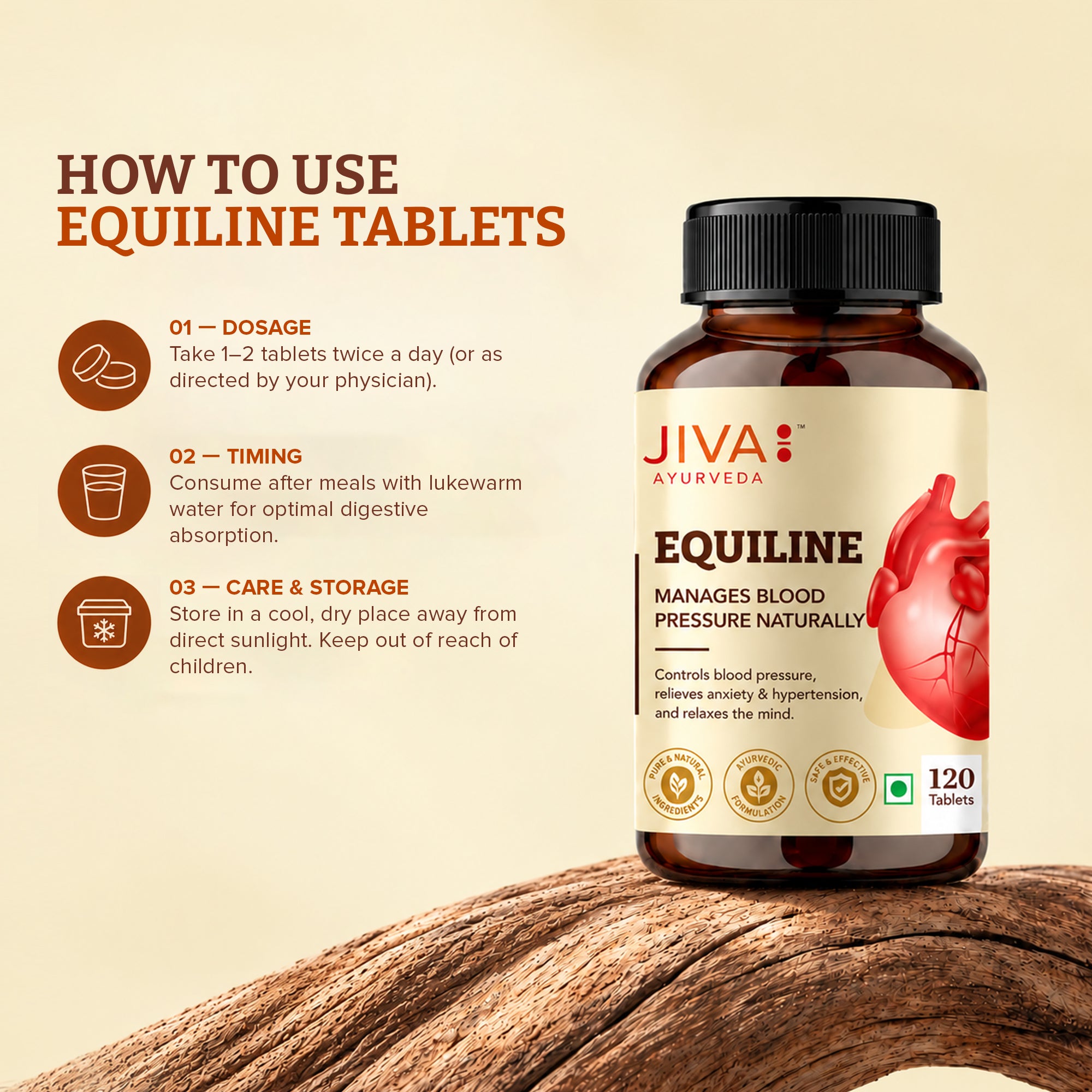 Equiline Tablet Controls Hypertension, Anxiety & Treats High Blood Pressure
