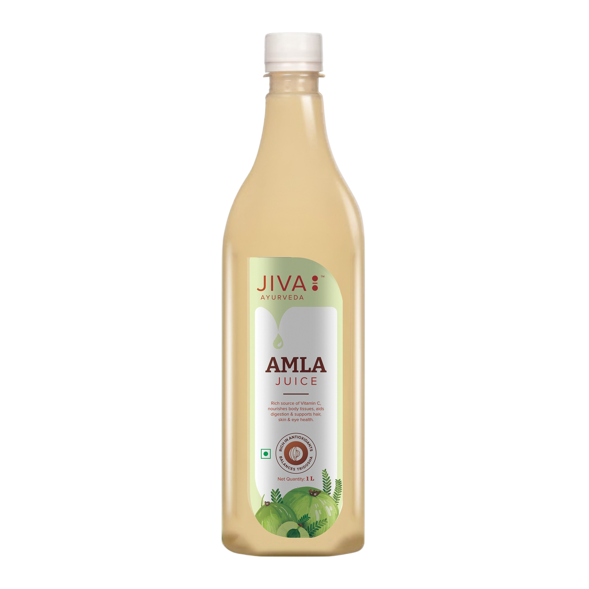 Jiva Amla Juice & Aloe Vera Juice | Improves Digestion, Boosts Immunity- 1L Each (Combo Pack of 2)