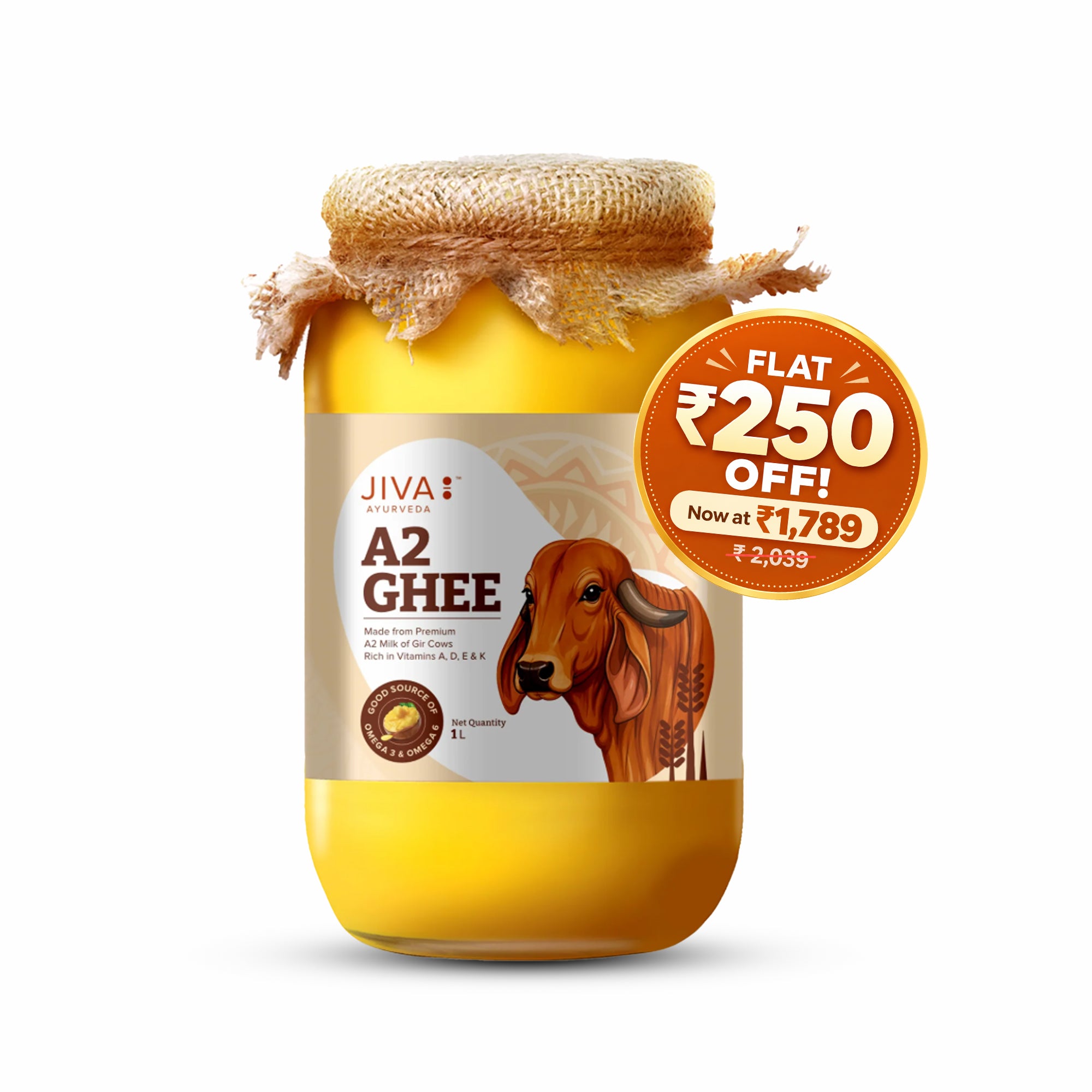 A2 Desi Cow Ghee, Bilona Churned