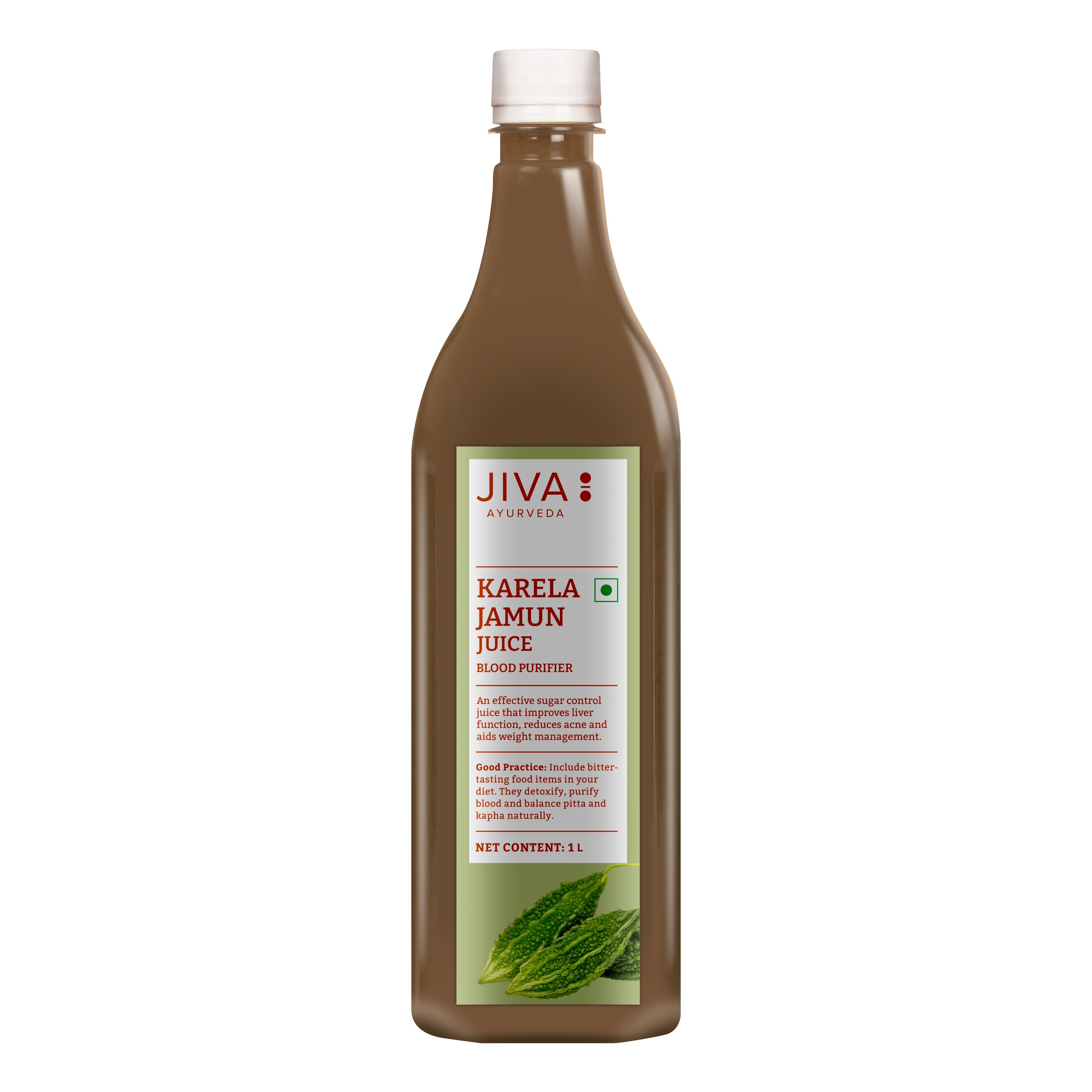 JIVA Karela Jamun Juice Bottle of 1000 ML