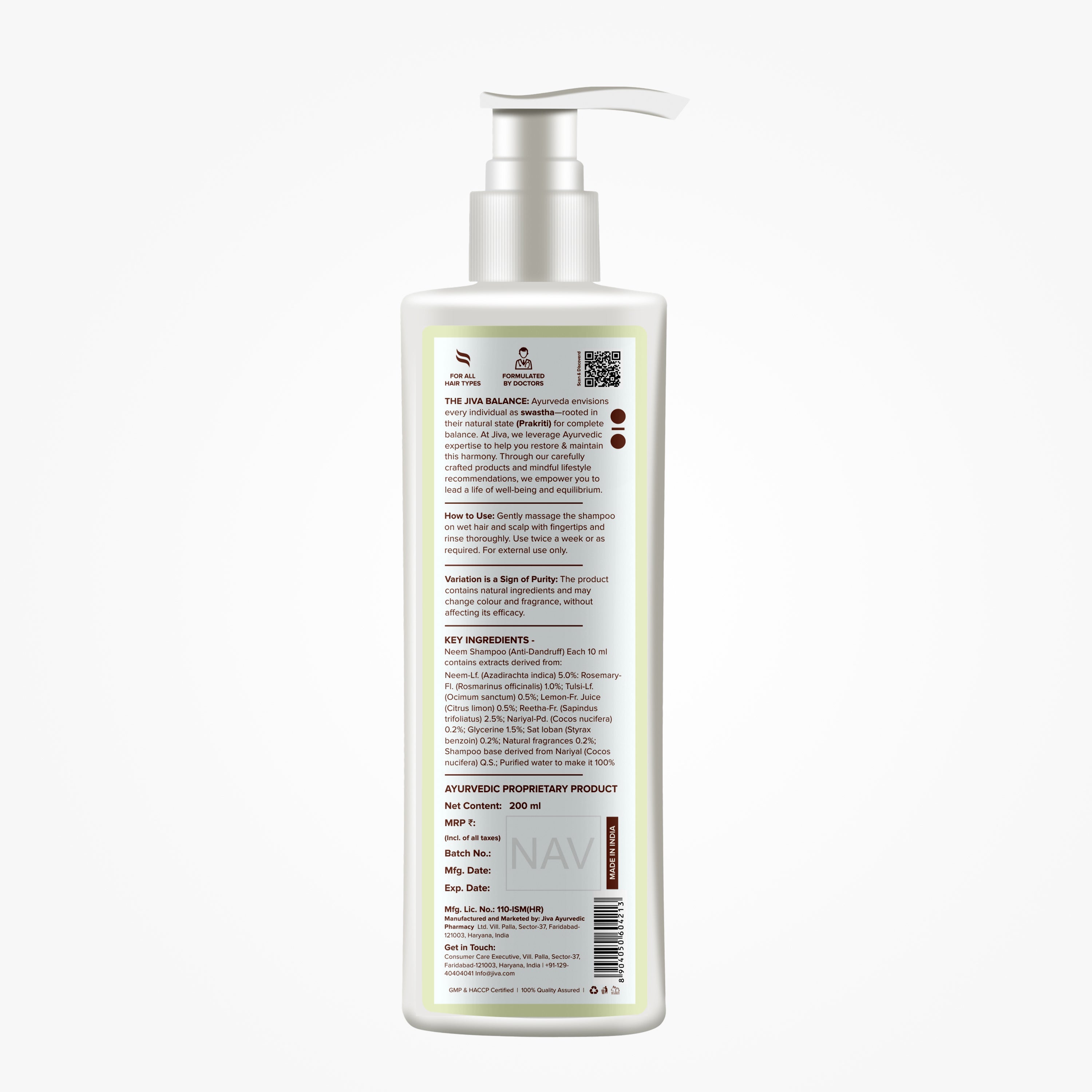 Neem Shampoo | Antifungal & Antibacterial
