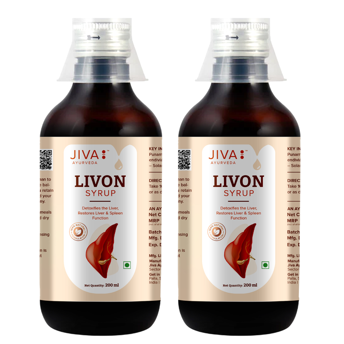 Livon Syrup For Liver Helps To Promote Digestion & Appetite | 100% Pure & Natural 200ml