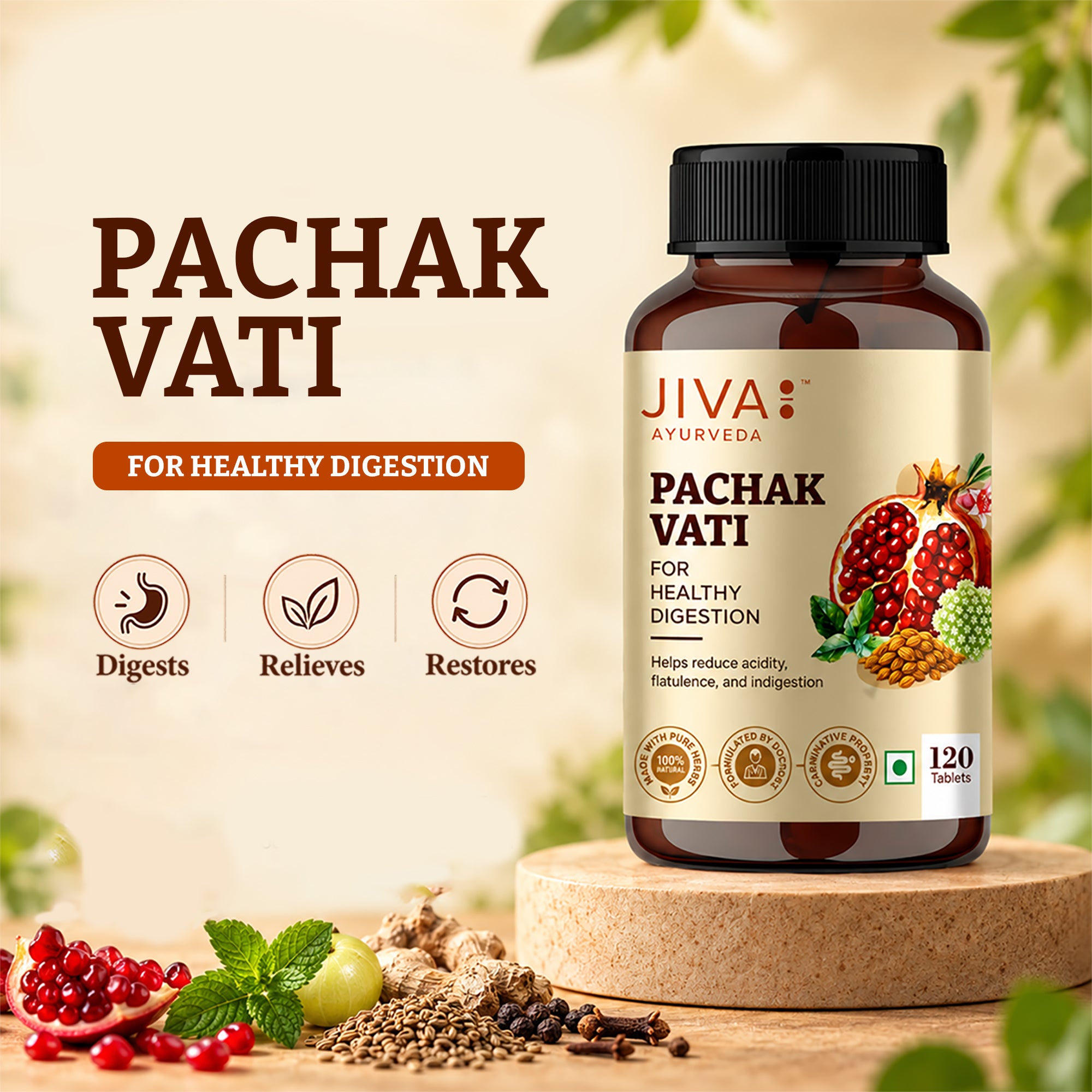 Pachak Vati | Helps In Digestion & Deworming