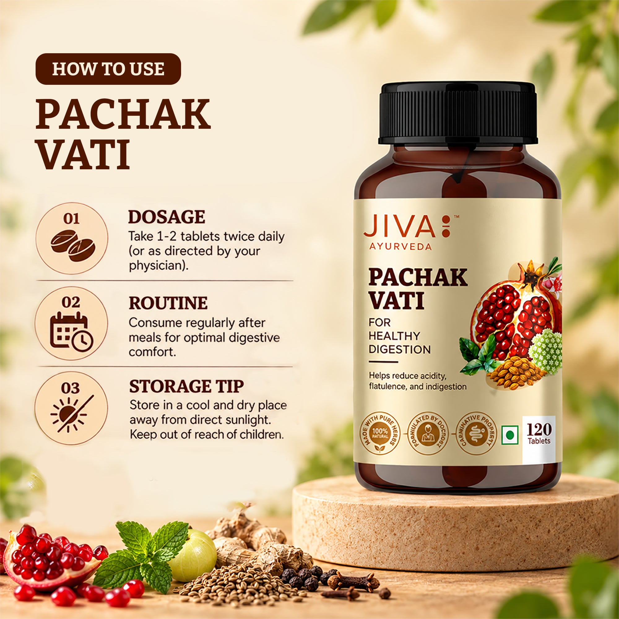 Pachak Vati | Helps In Digestion & Deworming