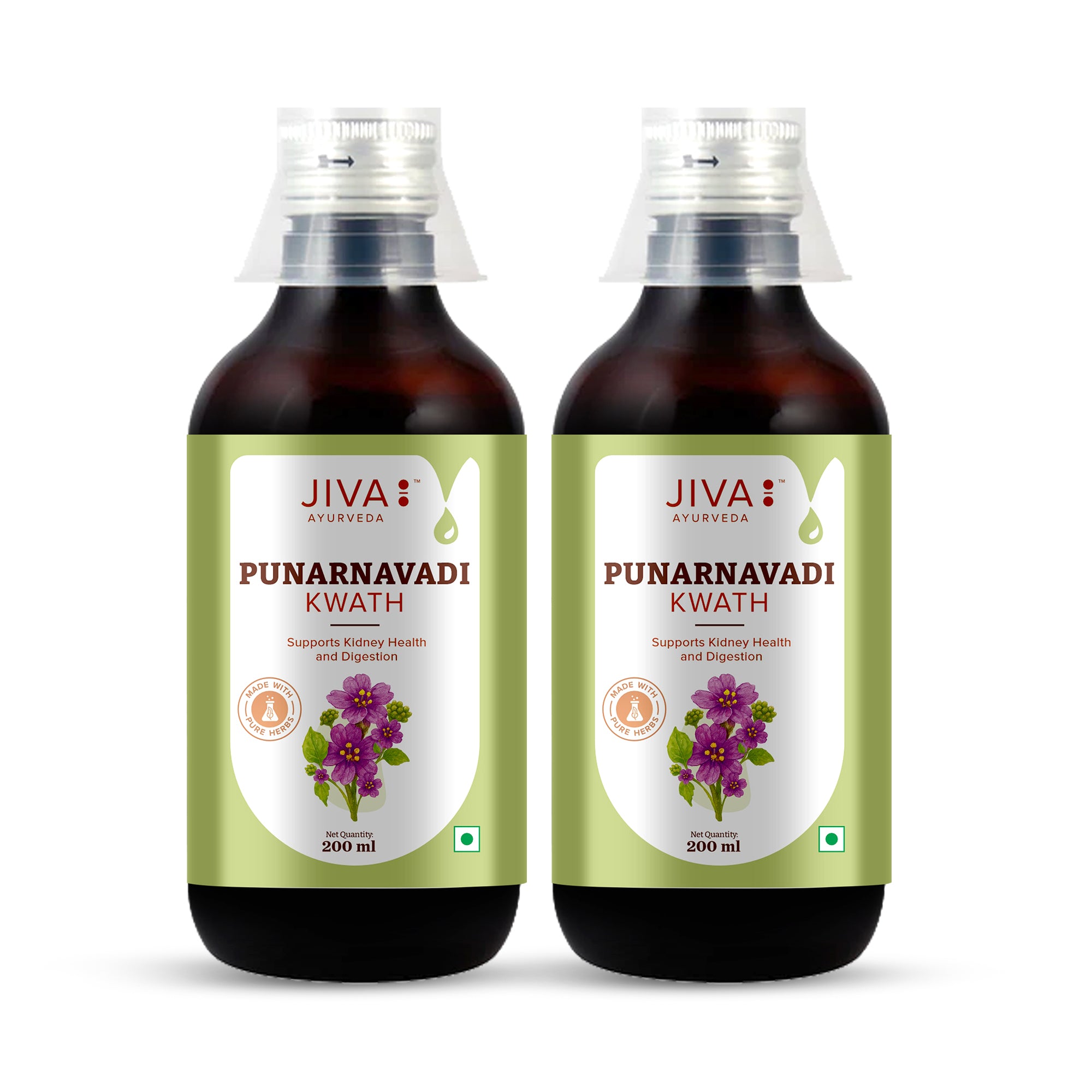Punarnavadi Kwath Ayurvedic Herb For Kidney Support & Detoxification, Digestive Health-200ml