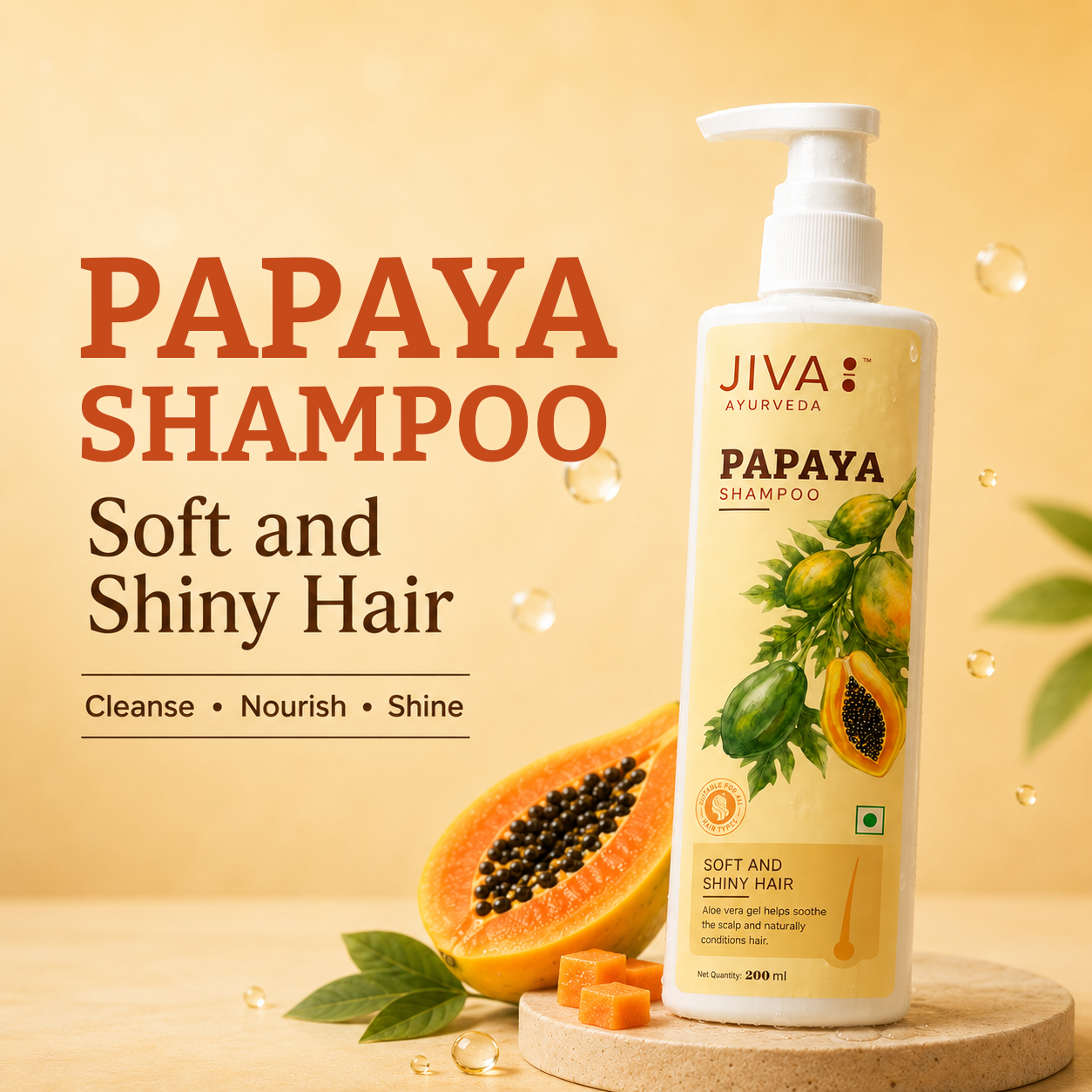 Papaya Shampoo For Healthy Hair Growth